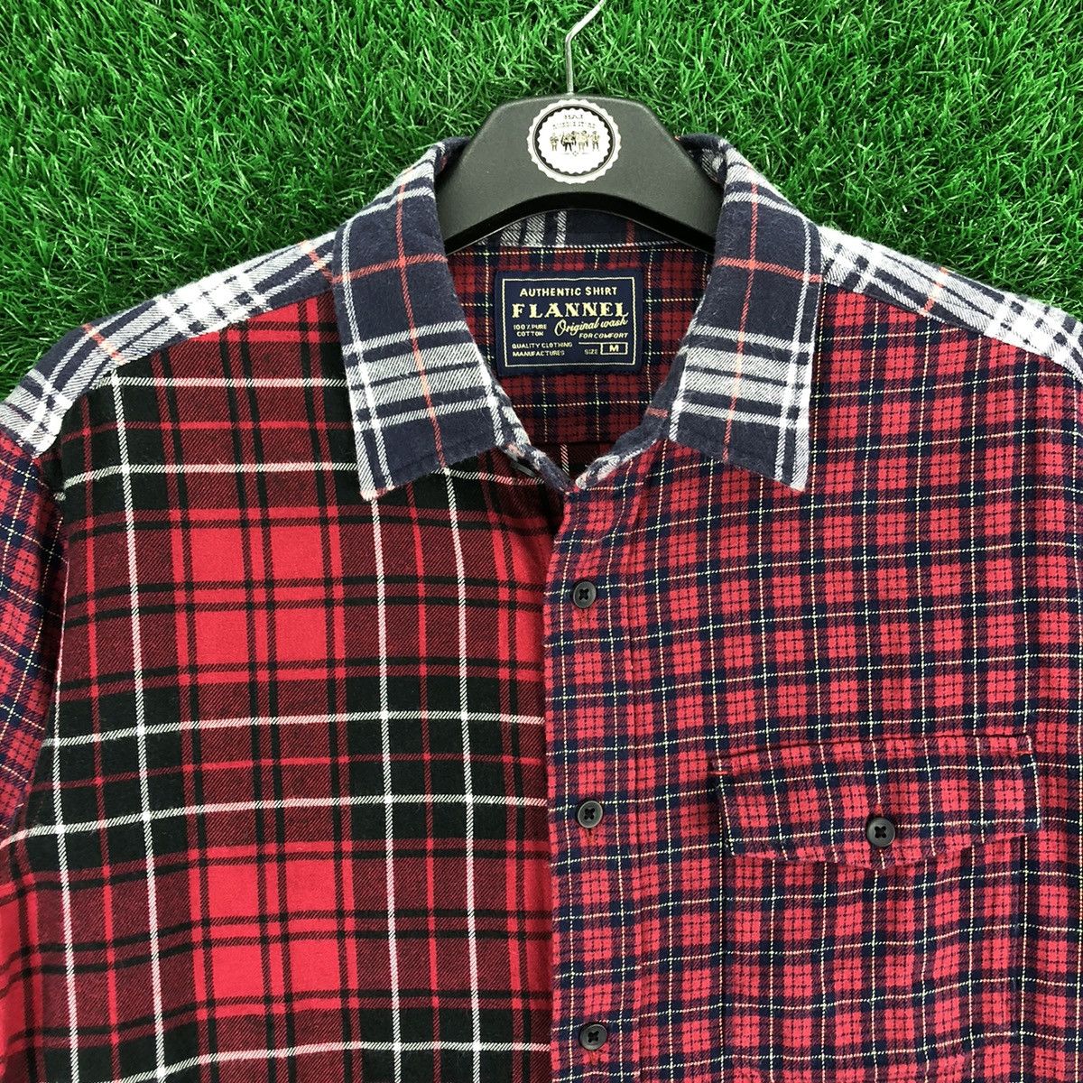 Uniqlo Uniqlo Flannel Multi Plaid Checker Single Pocket Size S / US 4 / IT 40 - 2 Thumbnail