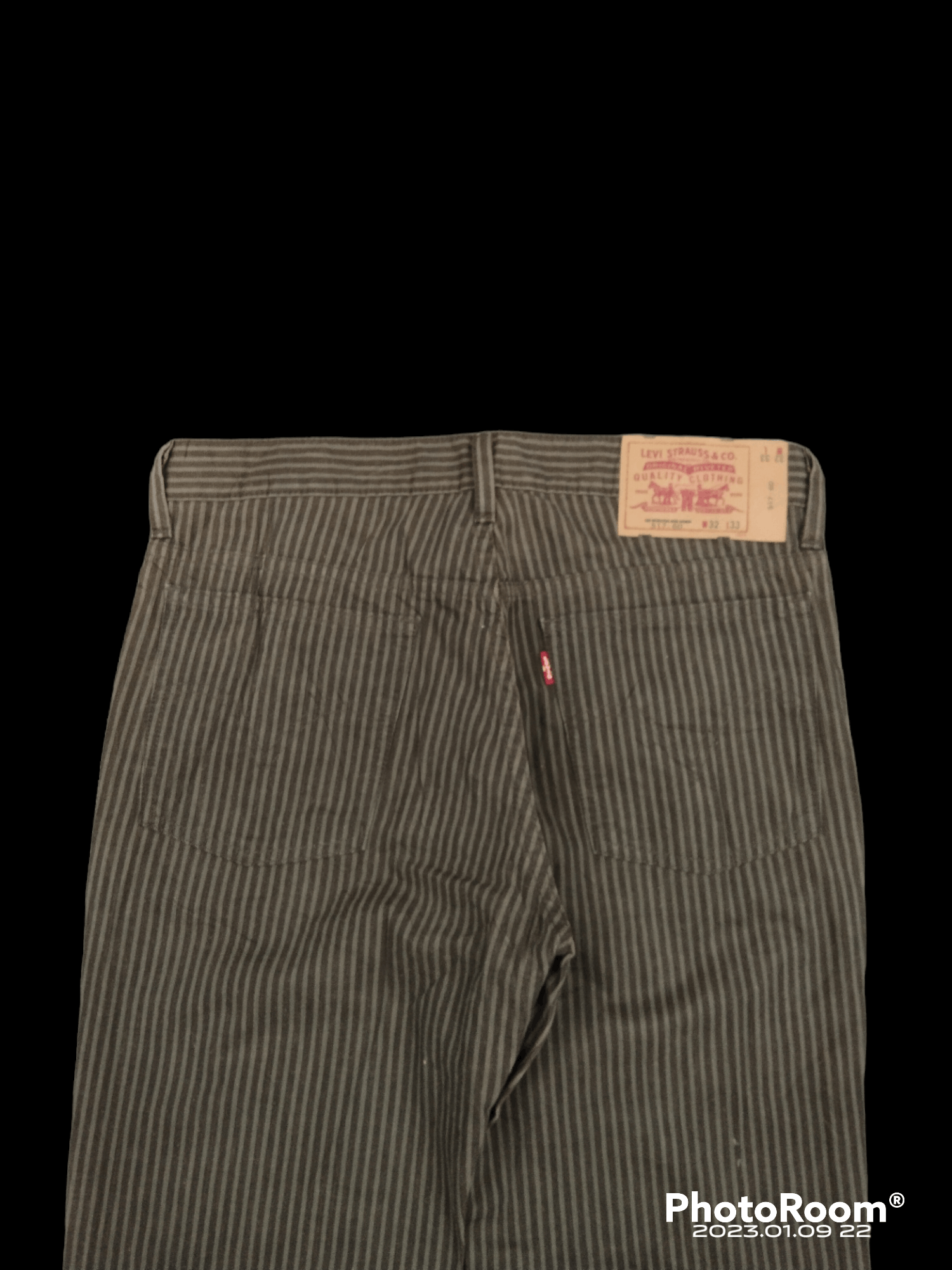 Levi's Vintage Clothing FLARE🔥SUN FADE LEVIS STRIPE MADE IN JAPAN DENIM PANTS Size US 31 - 6 Thumbnail