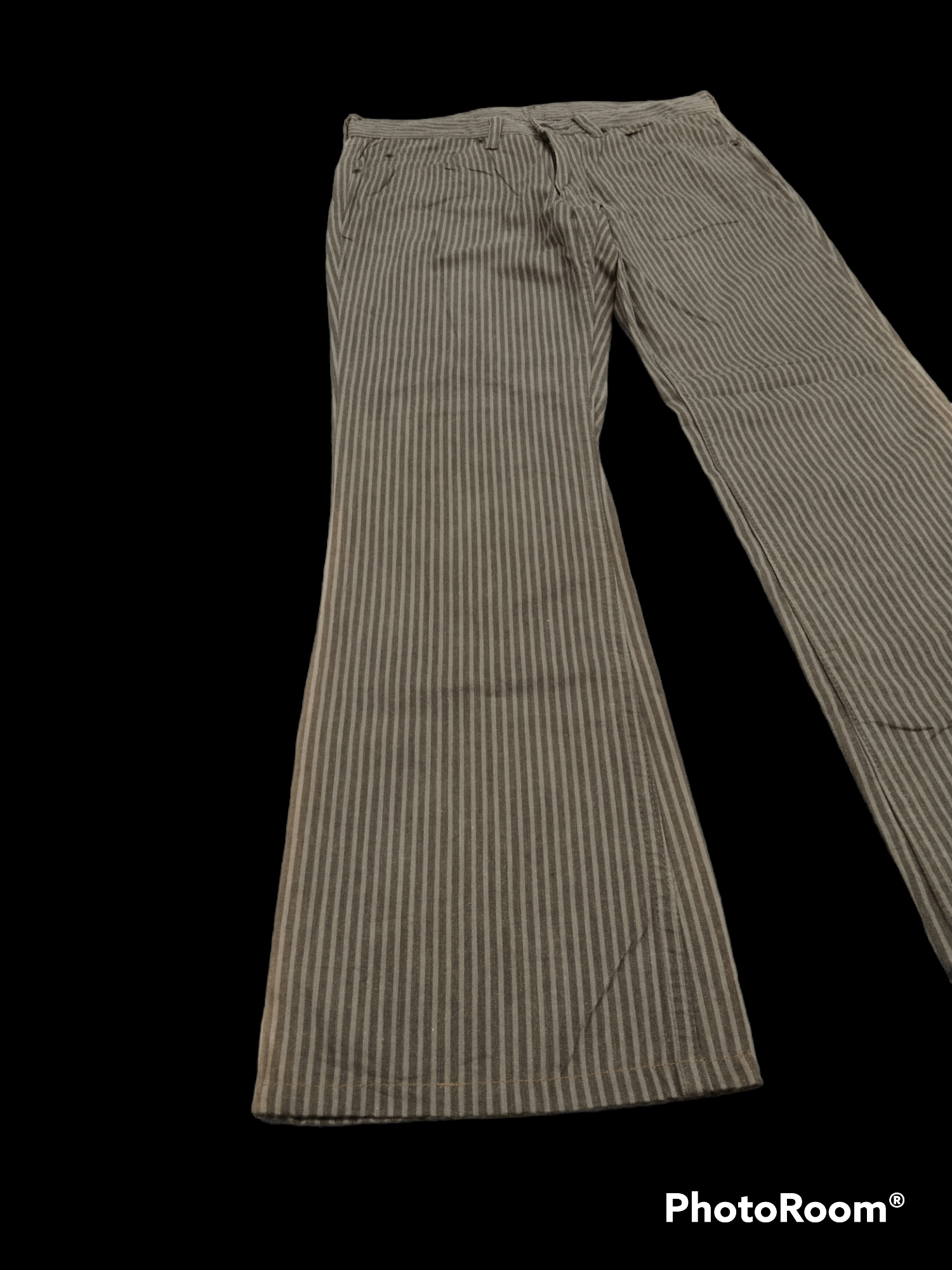 Levi's Vintage Clothing FLARE🔥SUN FADE LEVIS STRIPE MADE IN JAPAN DENIM PANTS Size US 31 - 1 Thumbnail