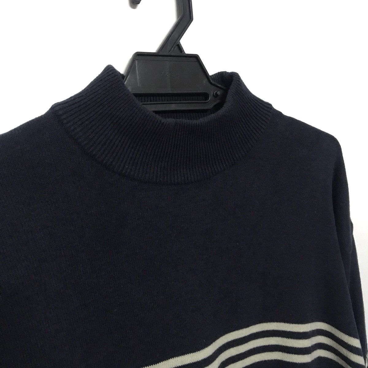 Adidas adidas sweatshirt turtleneck collar with 3 material Size US M / EU 48-50 / 2 - 2 Thumbnail