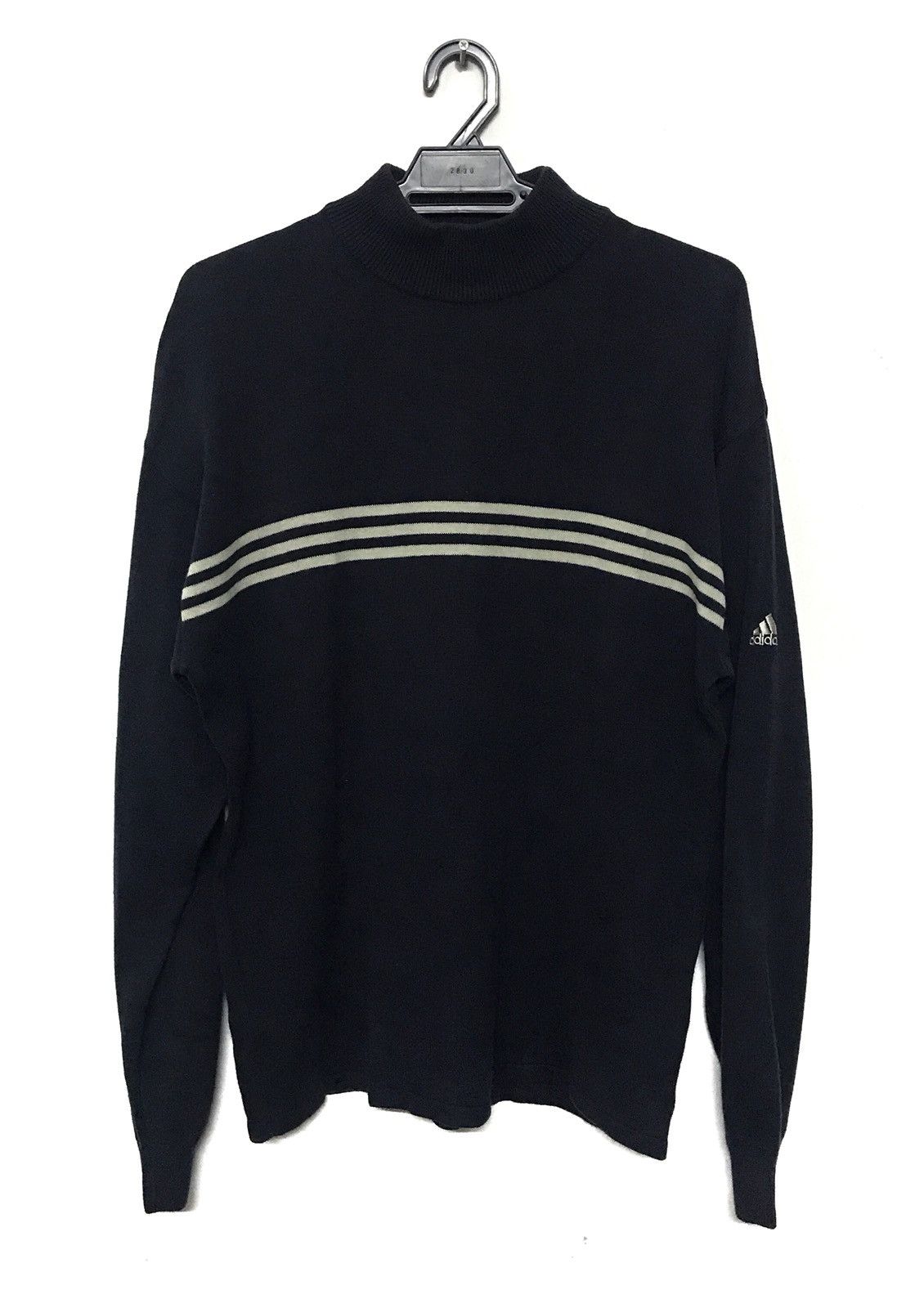 Adidas adidas sweatshirt turtleneck collar with 3 material Size US M / EU 48-50 / 2 - 1 Thumbnail