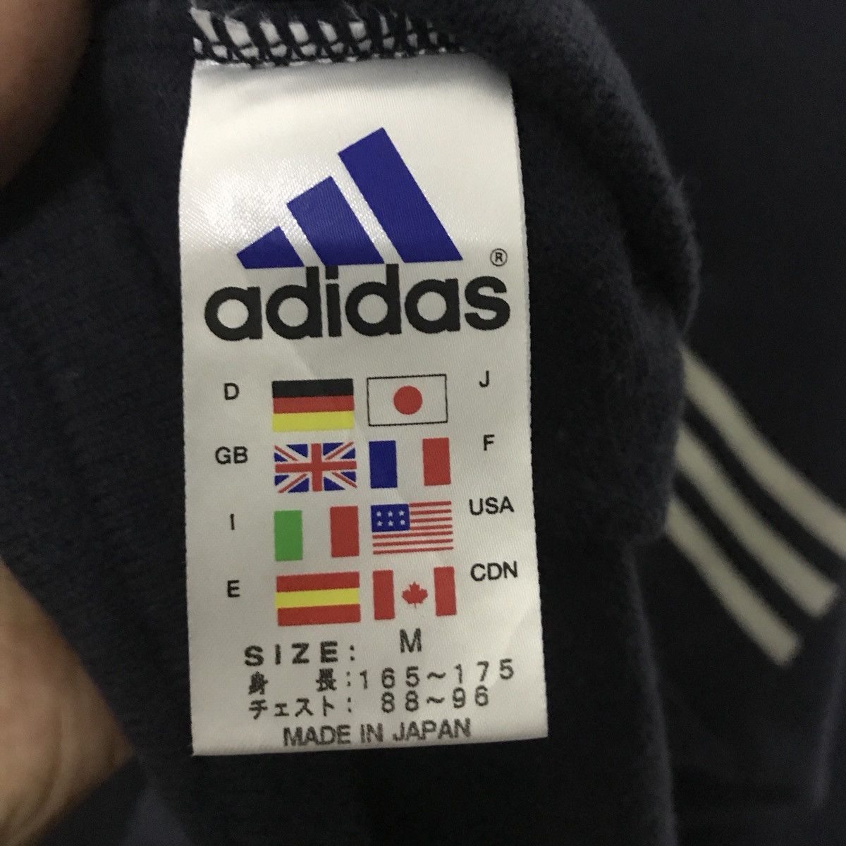Adidas adidas sweatshirt turtleneck collar with 3 material Size US M / EU 48-50 / 2 - 7 Thumbnail
