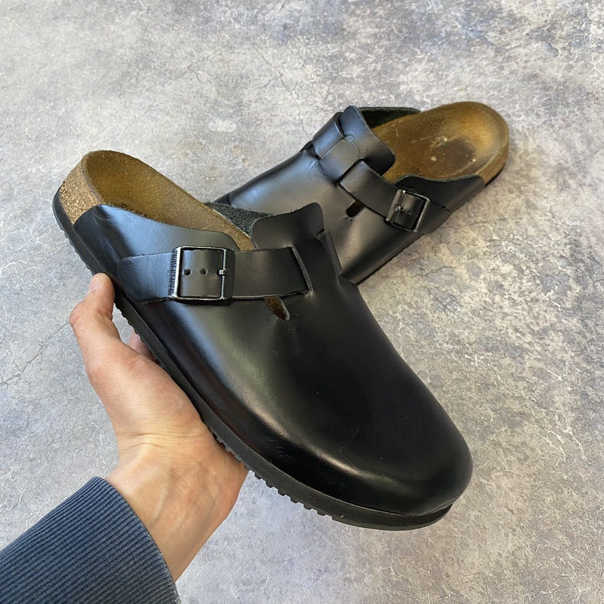 Vintage VINTAGE BIRKENSTOCK BOSTON LEATHER CLOGS SANDALS | Grailed