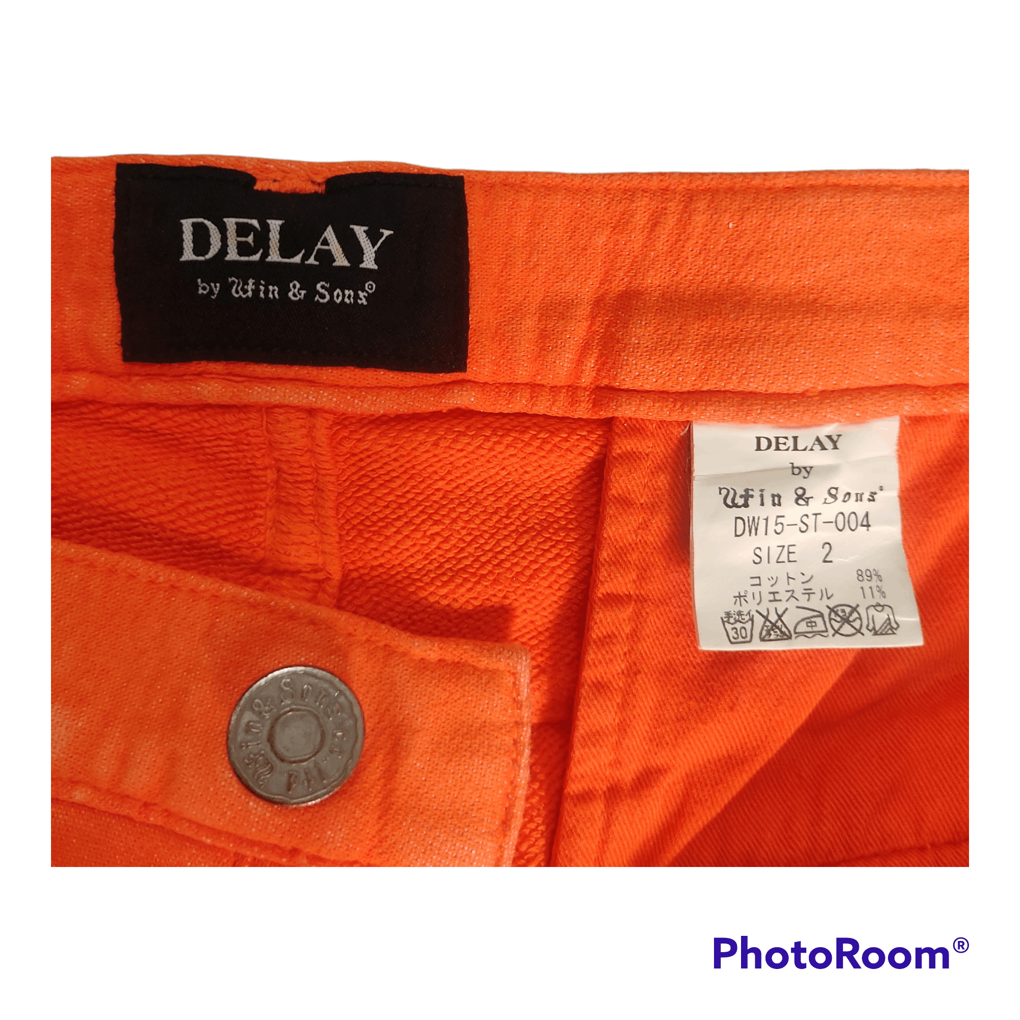 20471120 × Beauty Beast × Japanese Brand Win & Sons Delay Thrashed Distressed Orange Pants Size US 32 / EU 48 - 7 Thumbnail