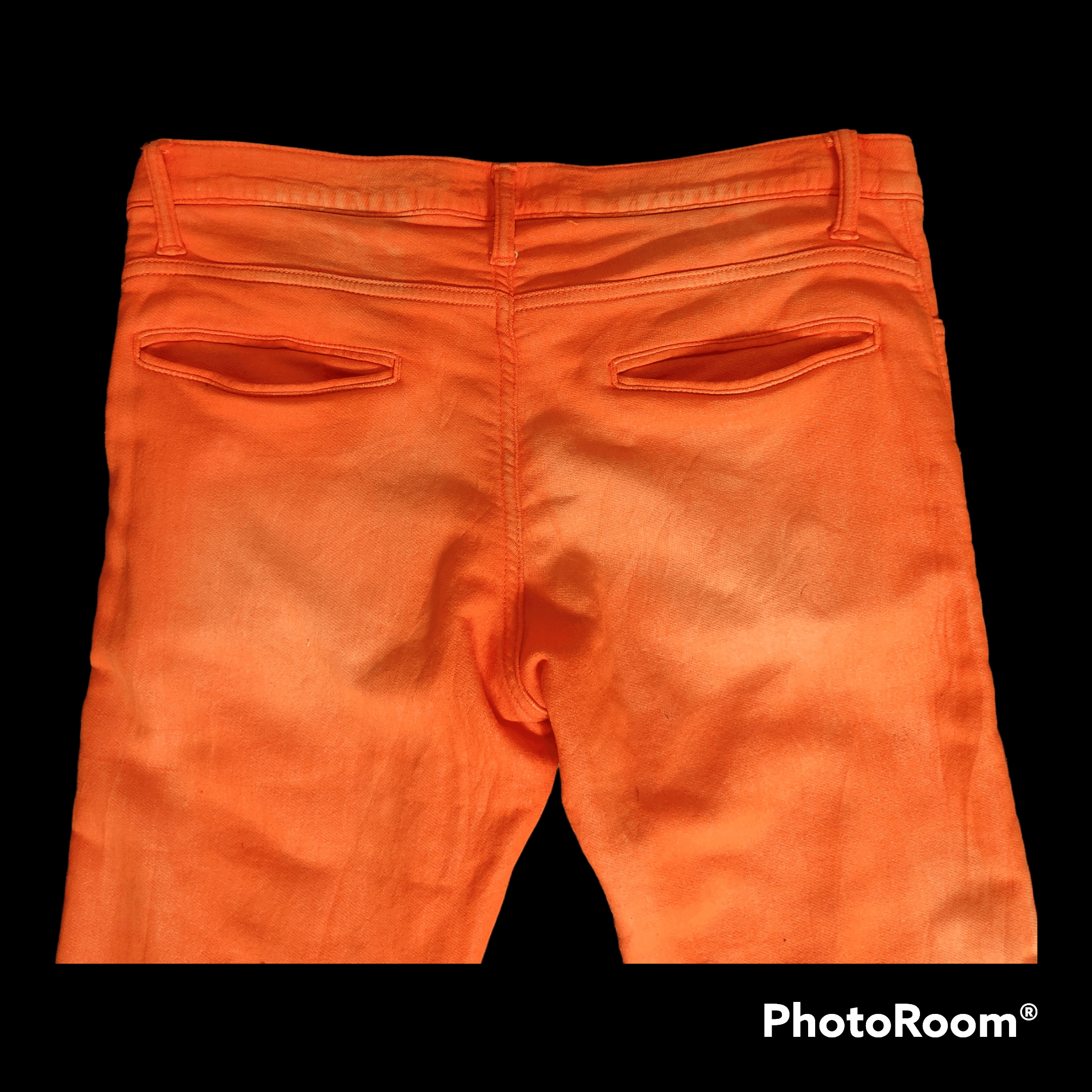 20471120 × Beauty Beast × Japanese Brand Win & Sons Delay Thrashed Distressed Orange Pants Size US 32 / EU 48 - 4 Thumbnail