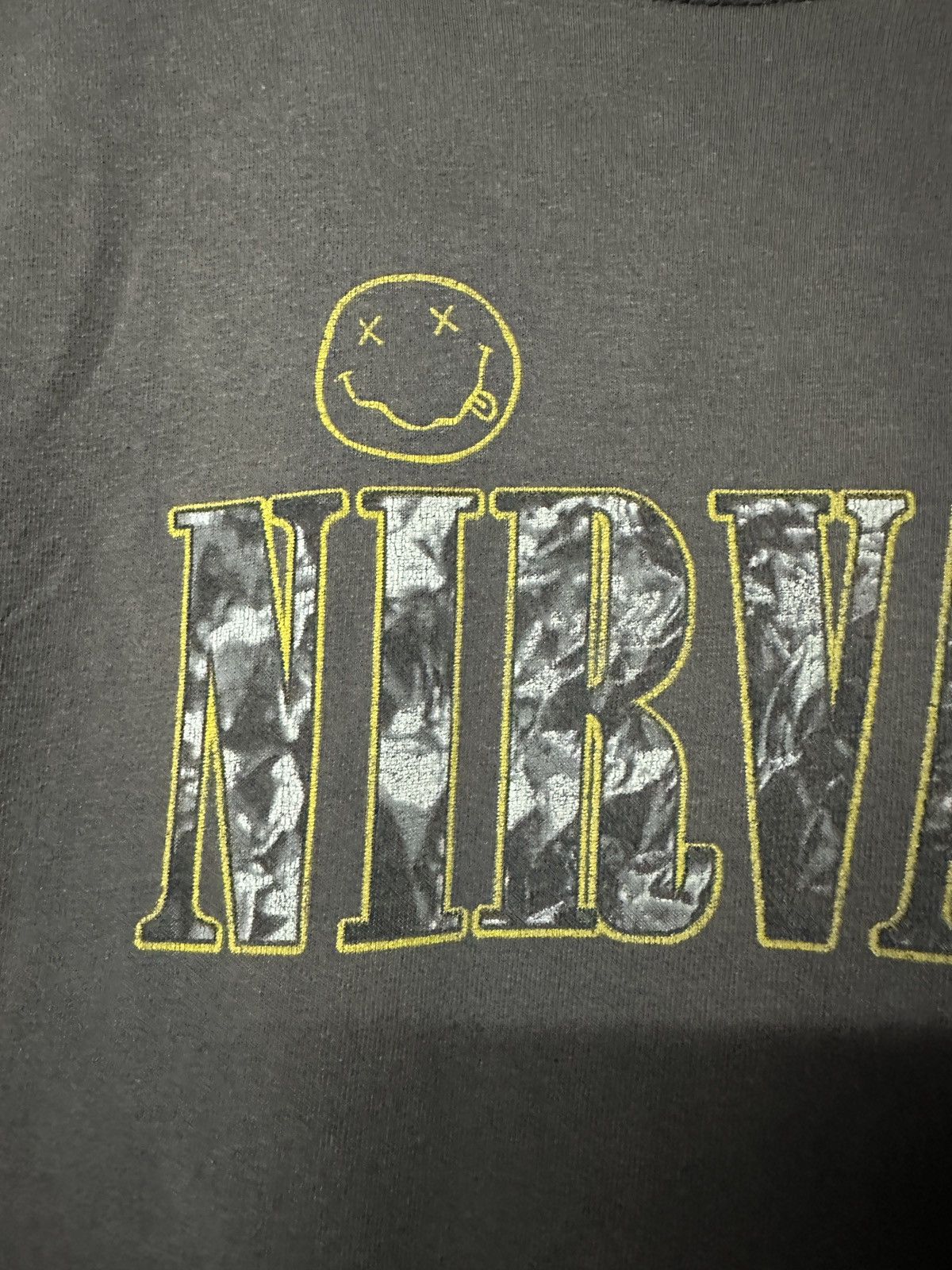 Band Tees Vintage 90s Nirvana Smile Grunge Faded Tee Size US M / EU 48-50 / 2 - 4 Thumbnail