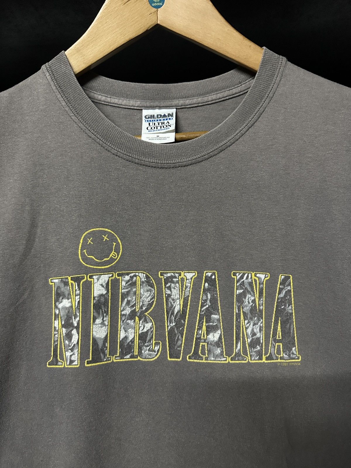 Band Tees Vintage 90s Nirvana Smile Grunge Faded Tee Size US M / EU 48-50 / 2 - 2 Thumbnail