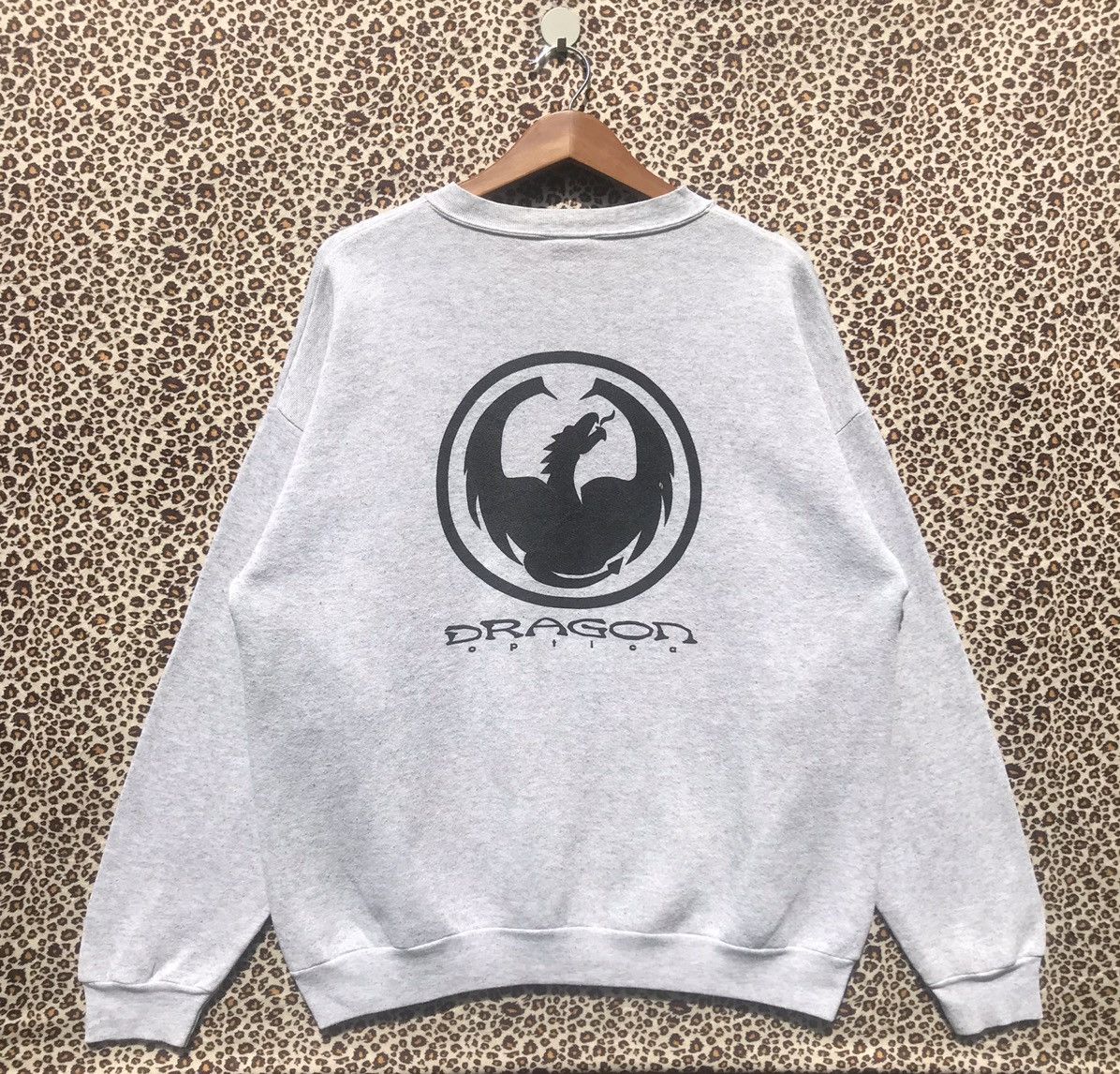 Vintage Vintage 90s Dragon Optical Skateboard Sweatshirt Size US L / EU 52-54 / 3 - 1 Thumbnail
