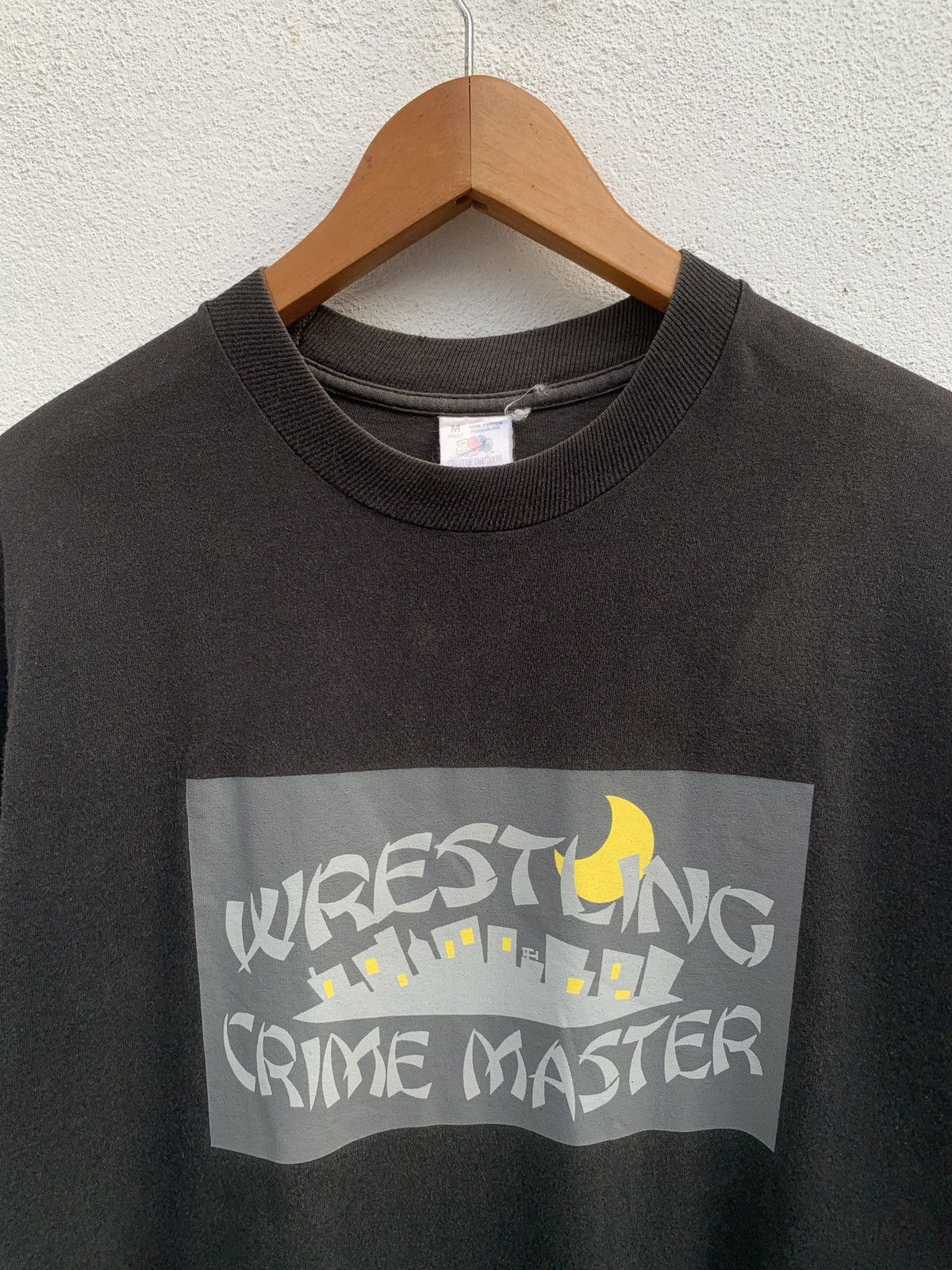 Band Tees 90s Wrestling Crime Master Hardcore Punk Band Tee Size US M / EU 48-50 / 2 - 2 Thumbnail