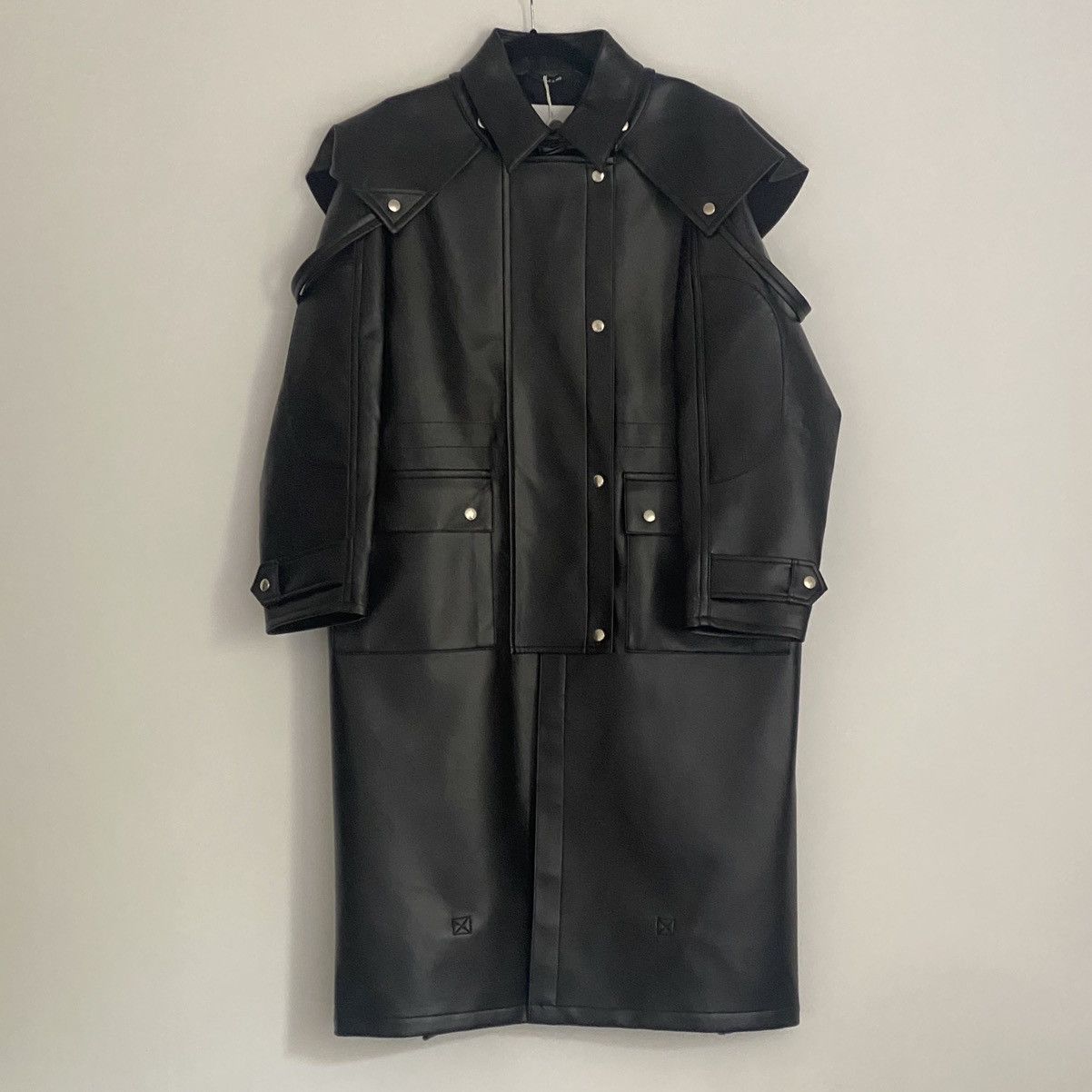 Maison Margiela MARGIELA Oversized pleather PVC trench coat Size S / US 4 / IT 40 - 1 Thumbnail