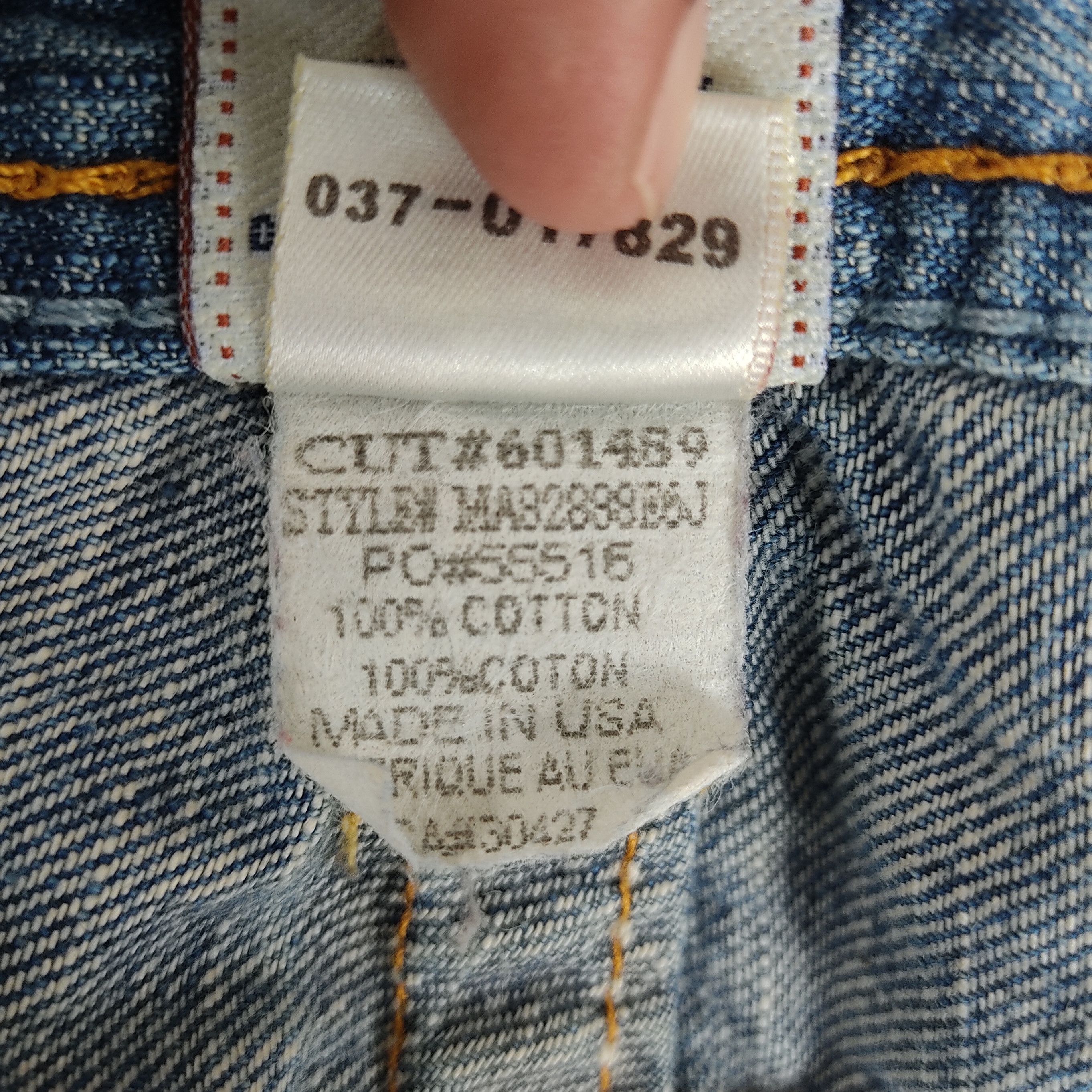 Beauty Beast True Religion Jean Leather Patch Blue Denim Pants Size US 33 - 16 Thumbnail