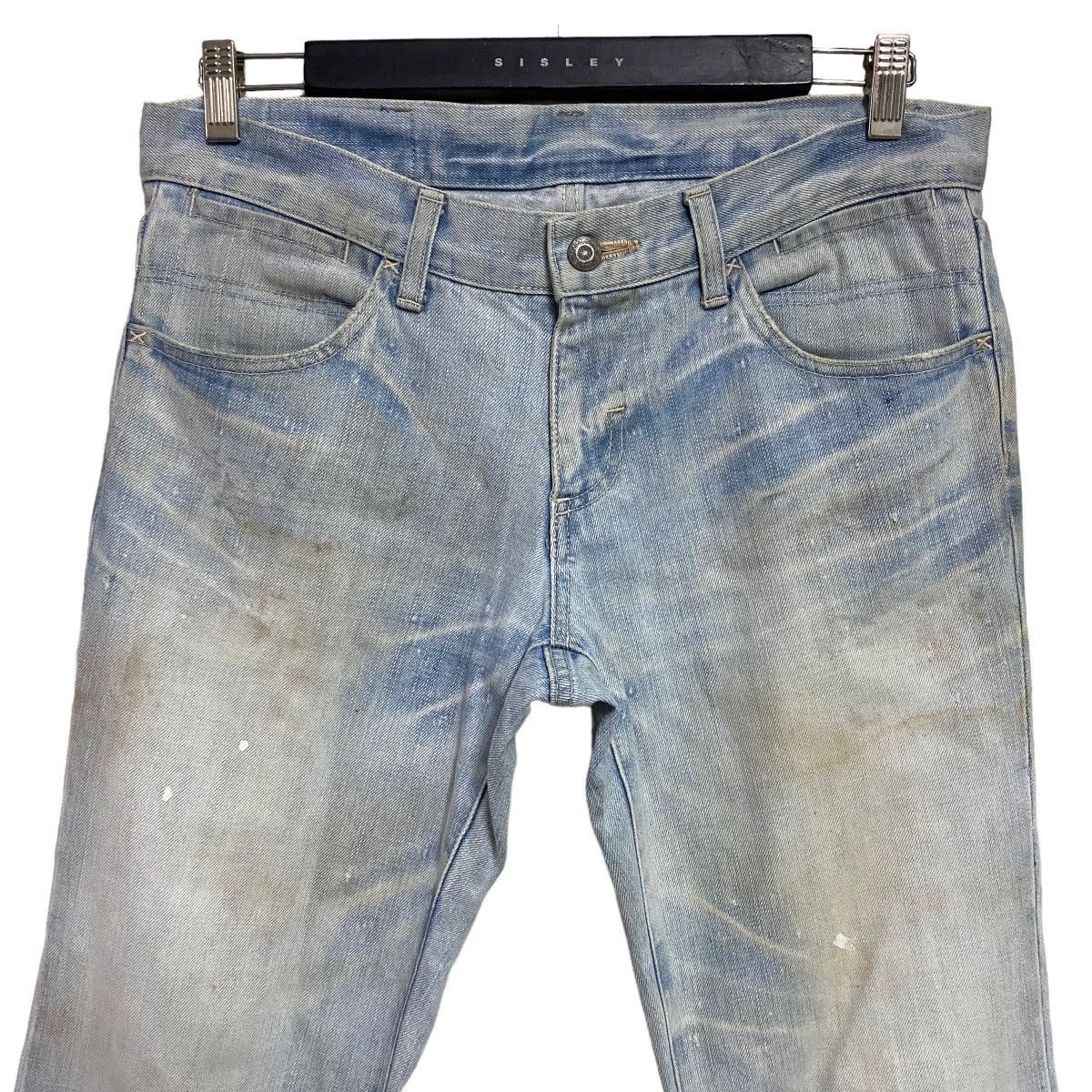 Tornado Mart Vintage Tornado Mart Thrashed Denim Flare Jeans Size US 32 / EU 48 - 3 Thumbnail
