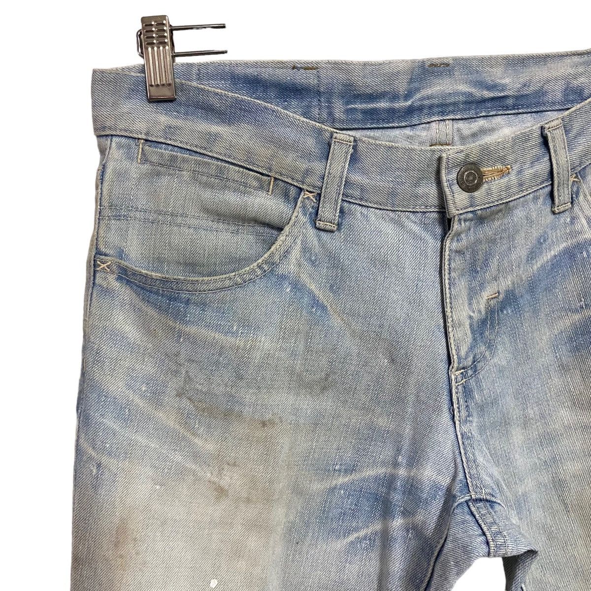 Tornado Mart Vintage Tornado Mart Thrashed Denim Flare Jeans Size US 32 / EU 48 - 5 Thumbnail