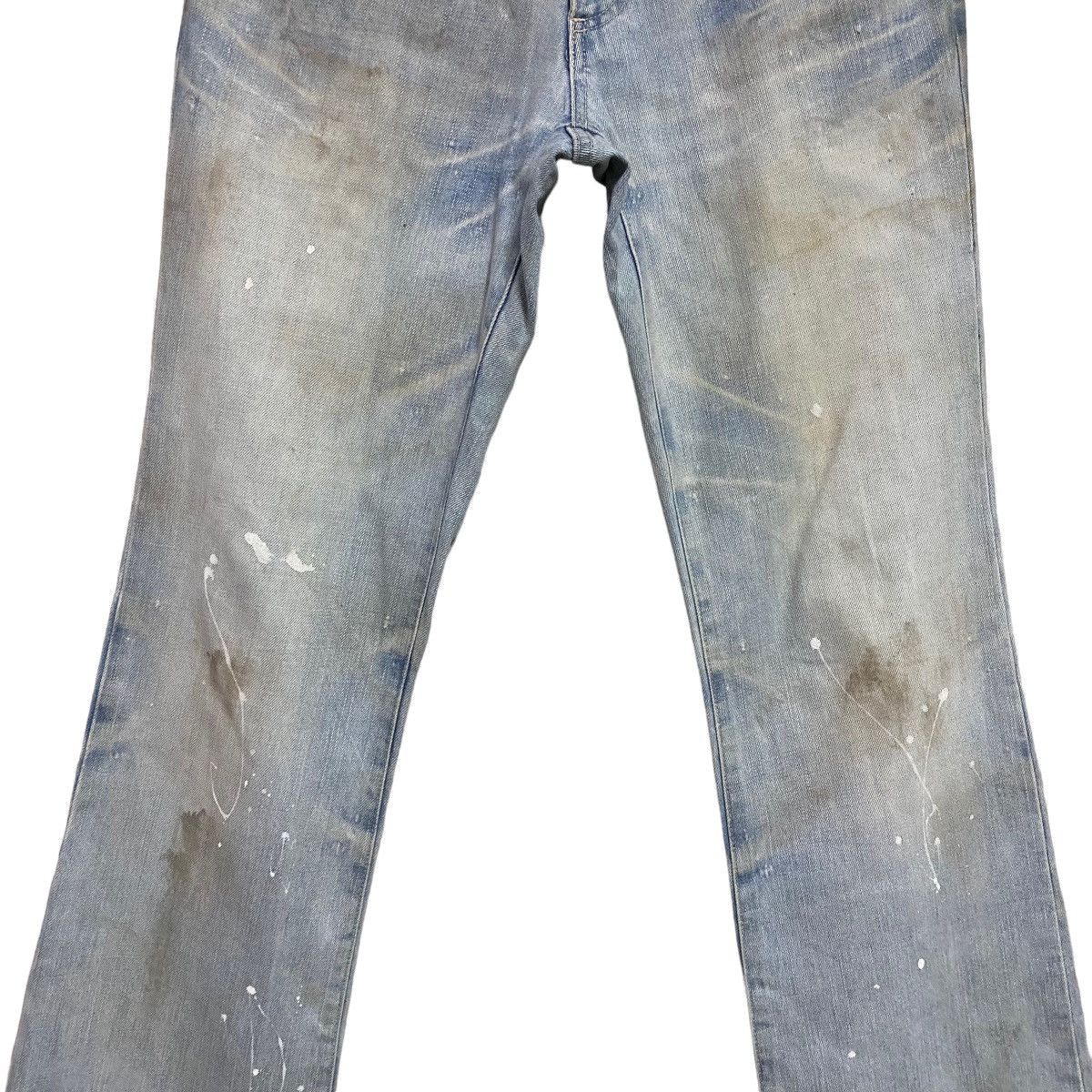 Tornado Mart Vintage Tornado Mart Thrashed Denim Flare Jeans Size US 32 / EU 48 - 6 Thumbnail