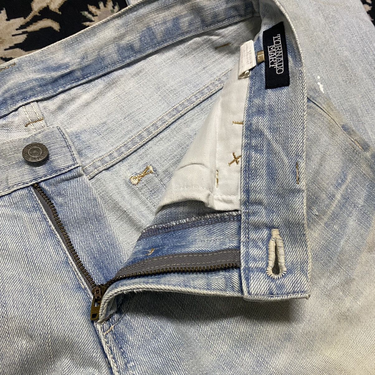 Tornado Mart Vintage Tornado Mart Thrashed Denim Flare Jeans Size US 32 / EU 48 - 14 Thumbnail