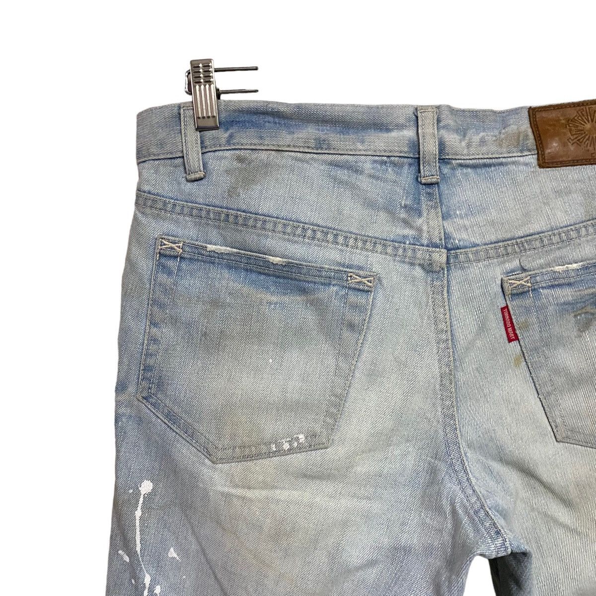 Tornado Mart Vintage Tornado Mart Thrashed Denim Flare Jeans Size US 32 / EU 48 - 10 Thumbnail