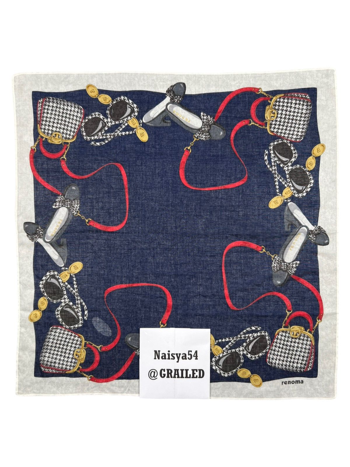 Renoma Renoma Handkerchief Neckerchief Bandana Pocketsquare Size ONE SIZE - 7 Thumbnail