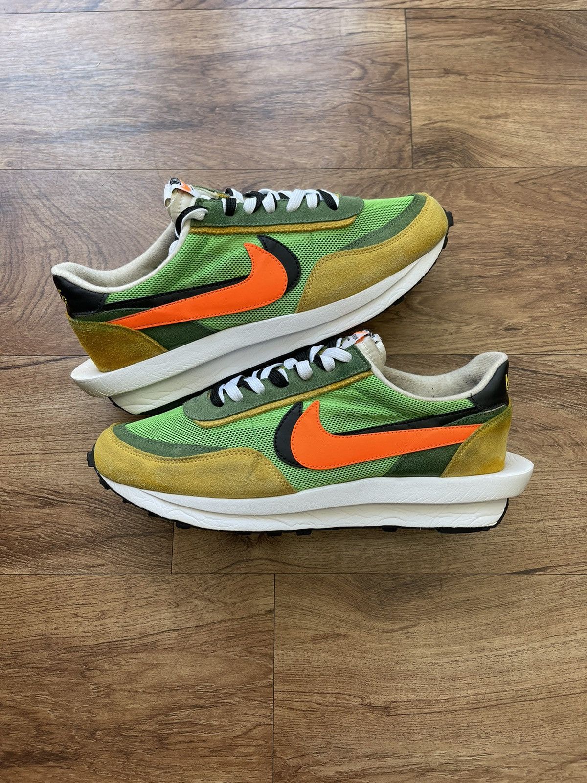 sacai waffle green gusto