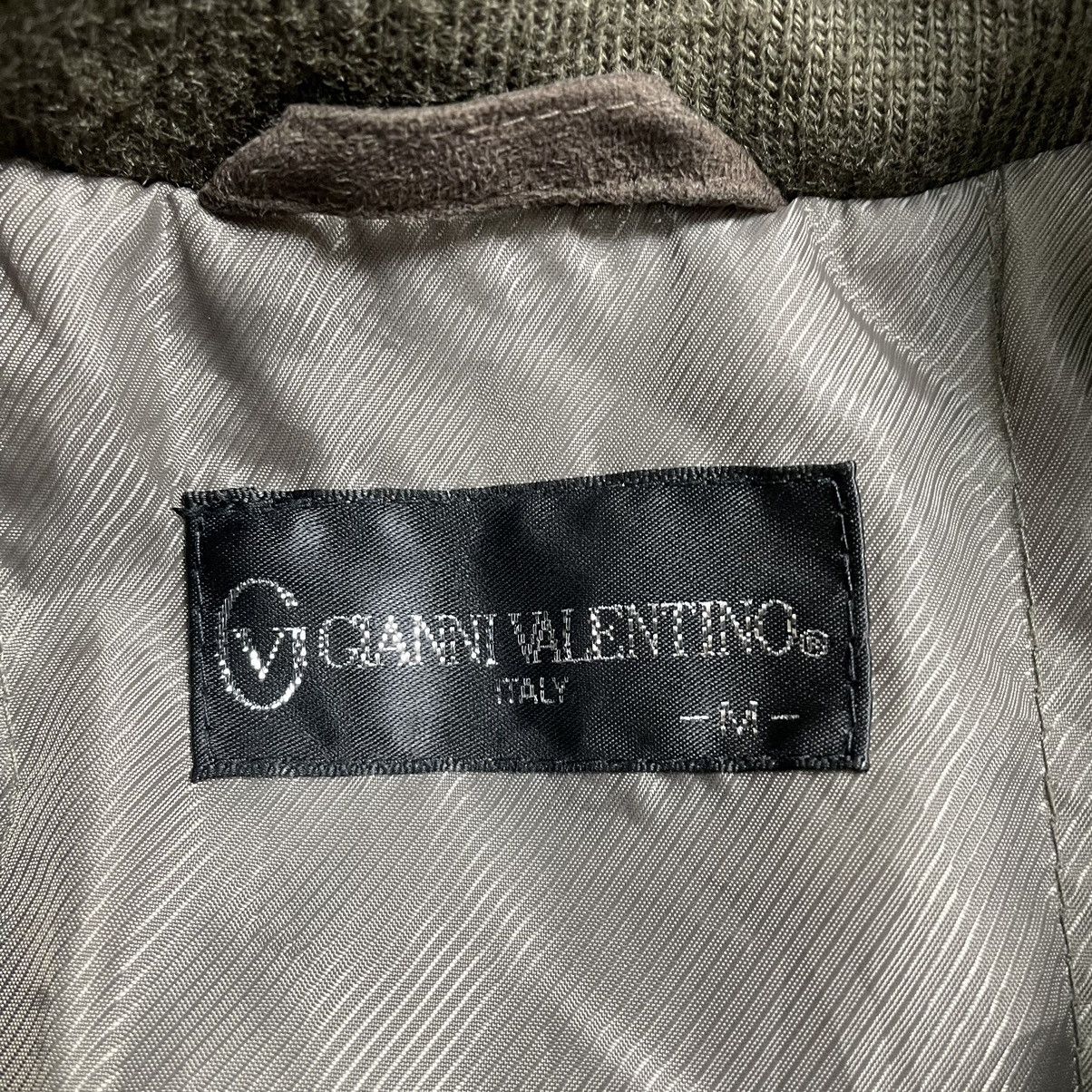 Giovanni Valentino × Valentino × Vintage Vintage Gianni Valentino Faded Brown Blank Bomber Jacket Size US M / EU 48-50 / 2 - 9 Thumbnail