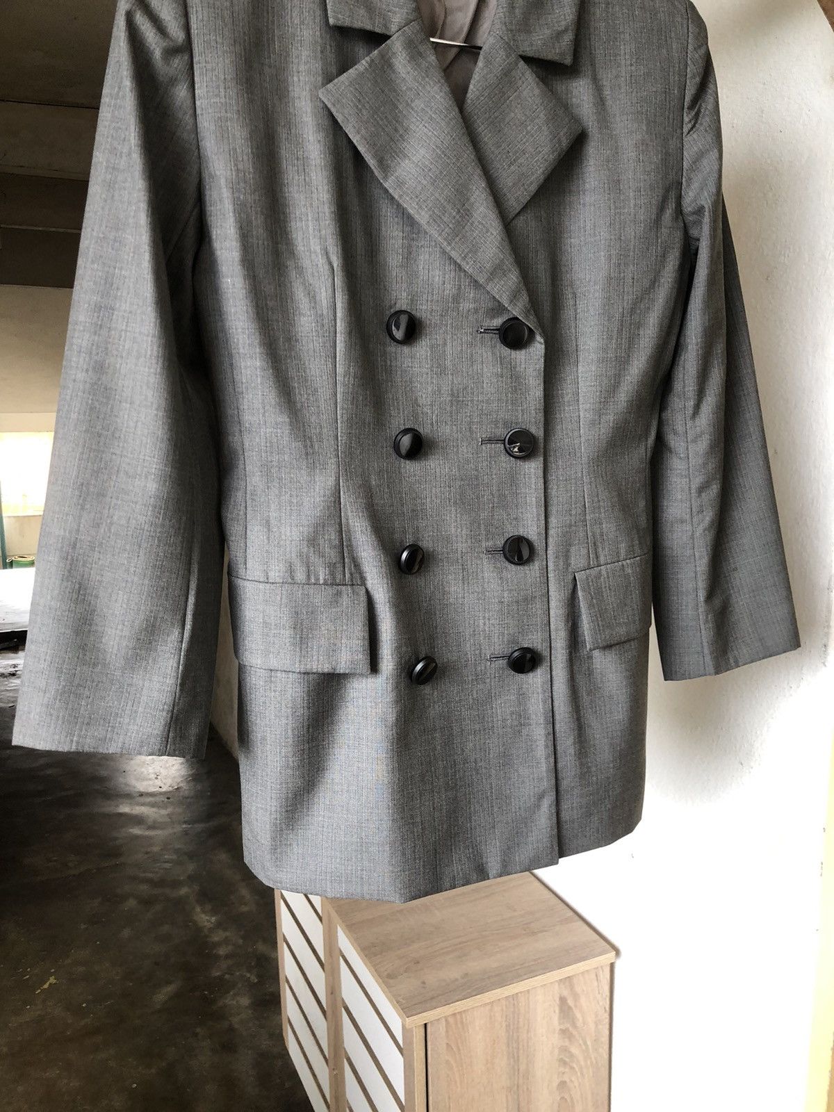 Yves Saint Laurent Vintage Yves Saint Laurent Double Breasted Blazer Jacket Size XS / US 0-2 / IT 36-38 - 6 Thumbnail