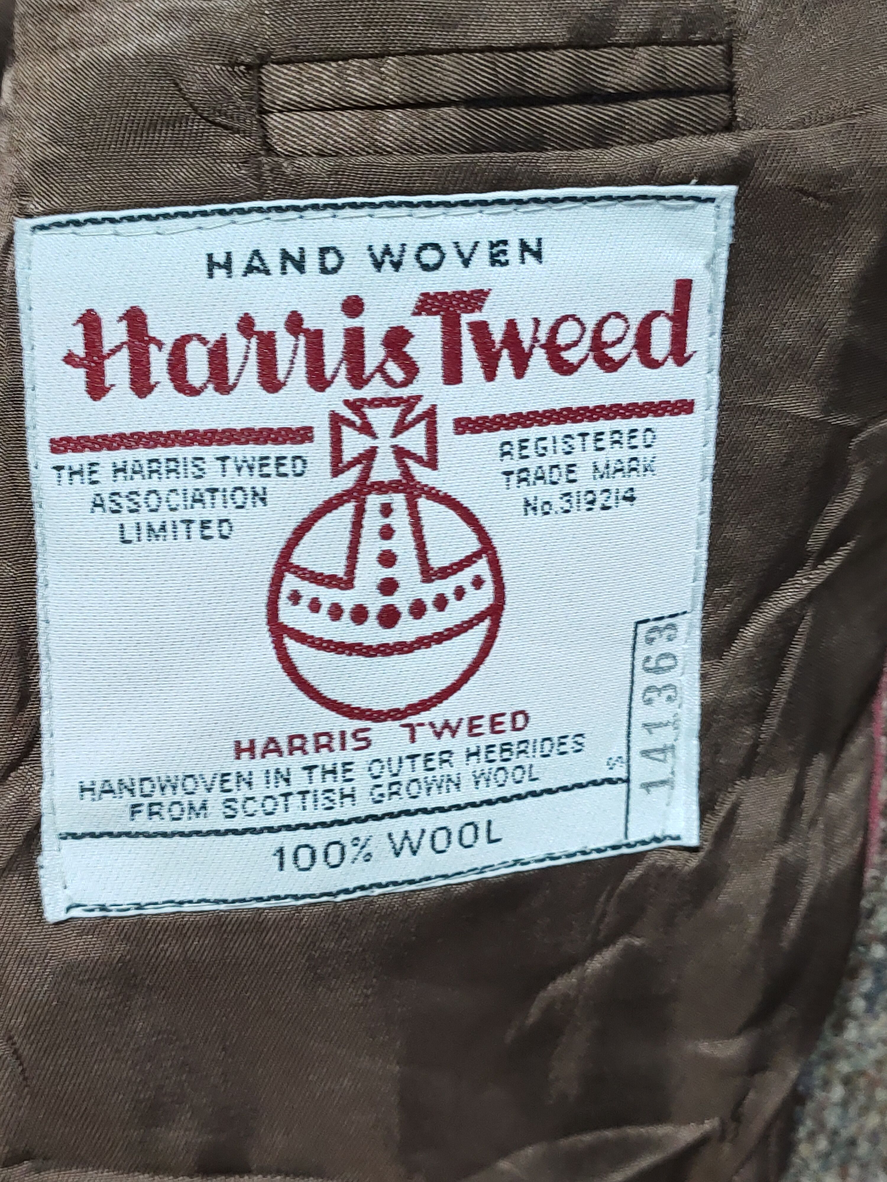 Harris Tweed Vintage the Harris Tweed blazer brown wool Size 42R - 8 Thumbnail