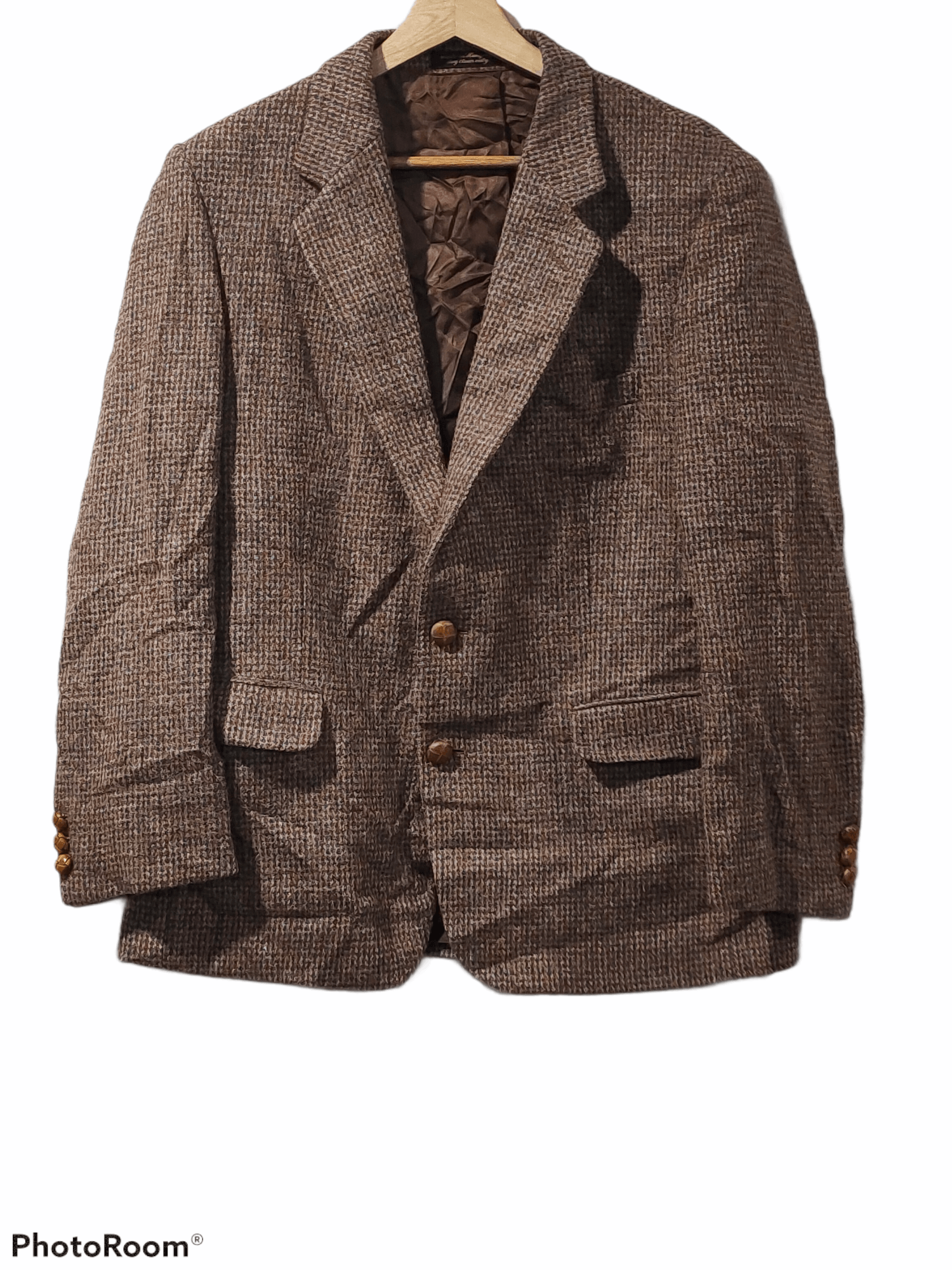 Harris Tweed Vintage the Harris Tweed blazer brown wool Size 42R - 1 Thumbnail