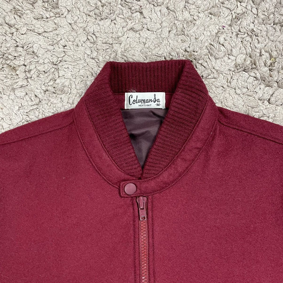Japanese Brand × Vintage Vintage Wool Knit Japan Bomber Jacket Size US M / EU 48-50 / 2 - 6 Thumbnail