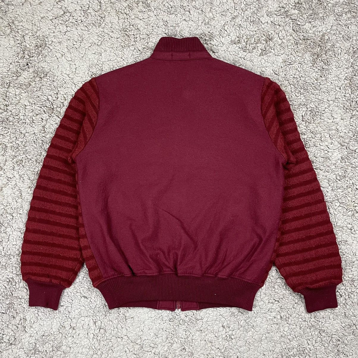 Japanese Brand × Vintage Vintage Wool Knit Japan Bomber Jacket Size US M / EU 48-50 / 2 - 2 Thumbnail