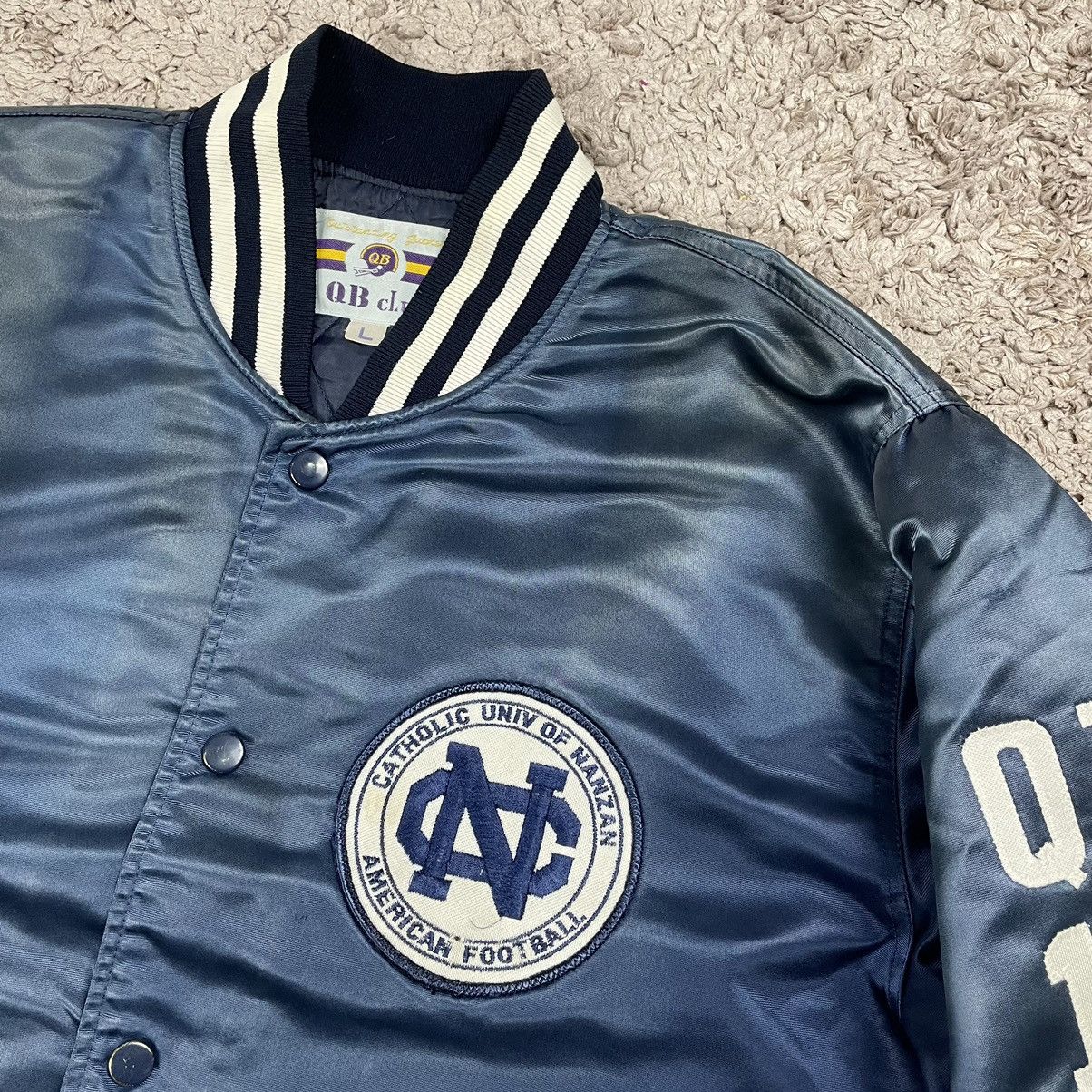 Japanese Brand × Vintage Vintage Faded Crusaders Football Bomber Jacket Size US L / EU 52-54 / 3 - 12 Thumbnail