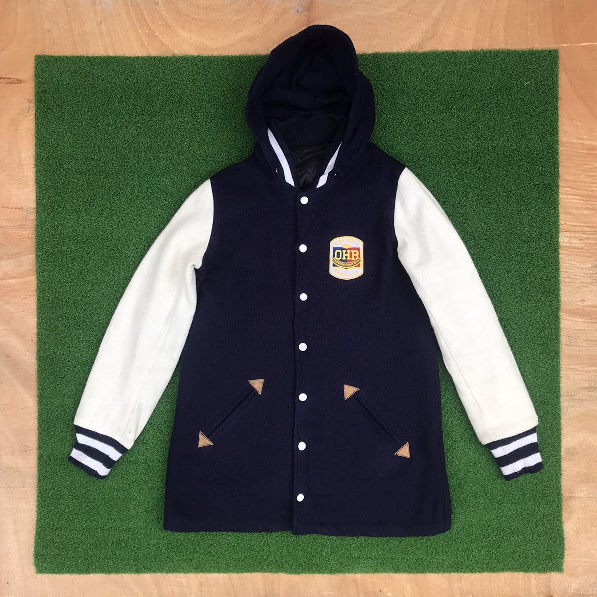 One Piece Rare One piece x Rodeo crown wool varsity hoodie Size US M / EU 48-50 / 2 - 2 Thumbnail