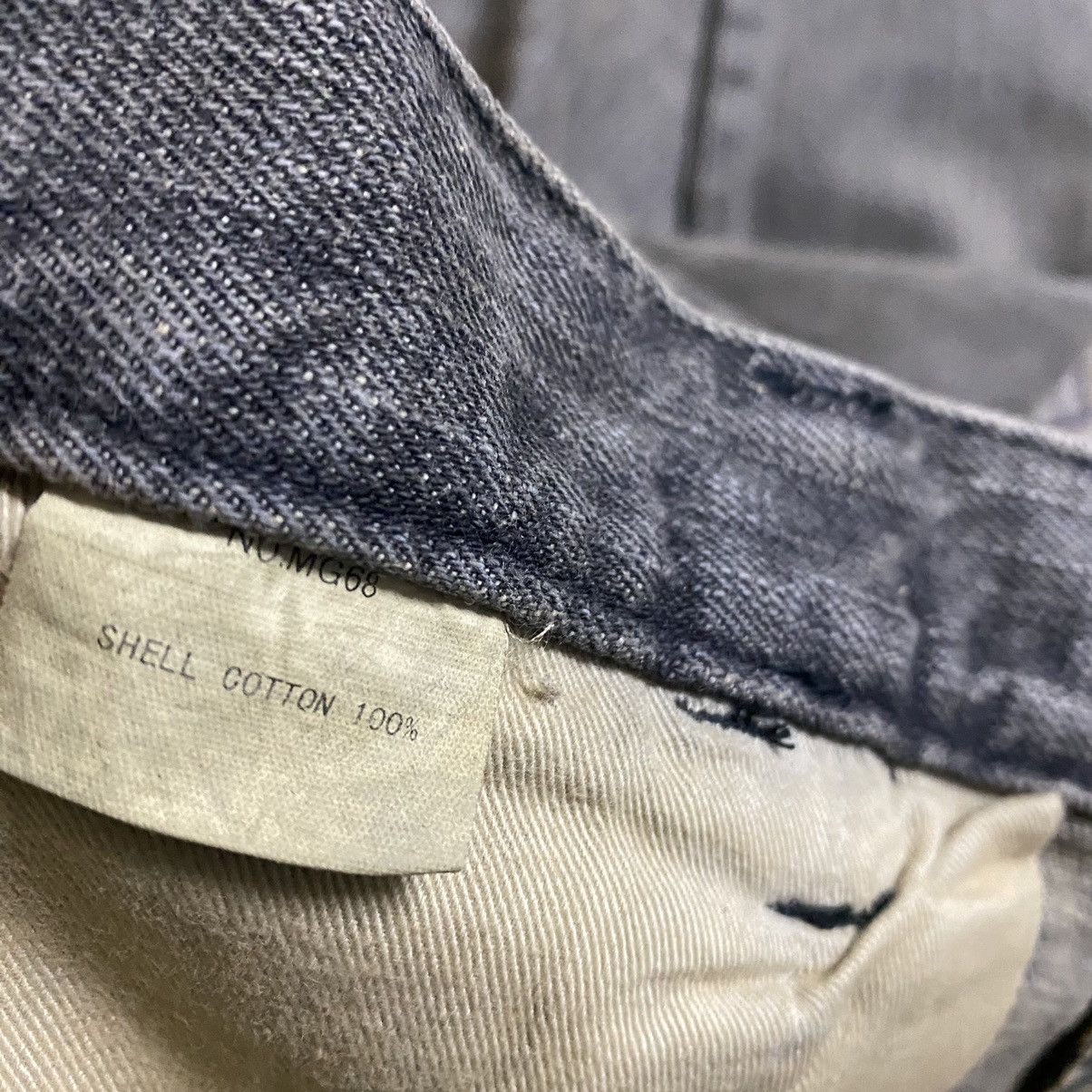 Japanese Brand MAGICAL DESIGN Distressed Denim Flare Jeans Size US 33 - 18 Thumbnail