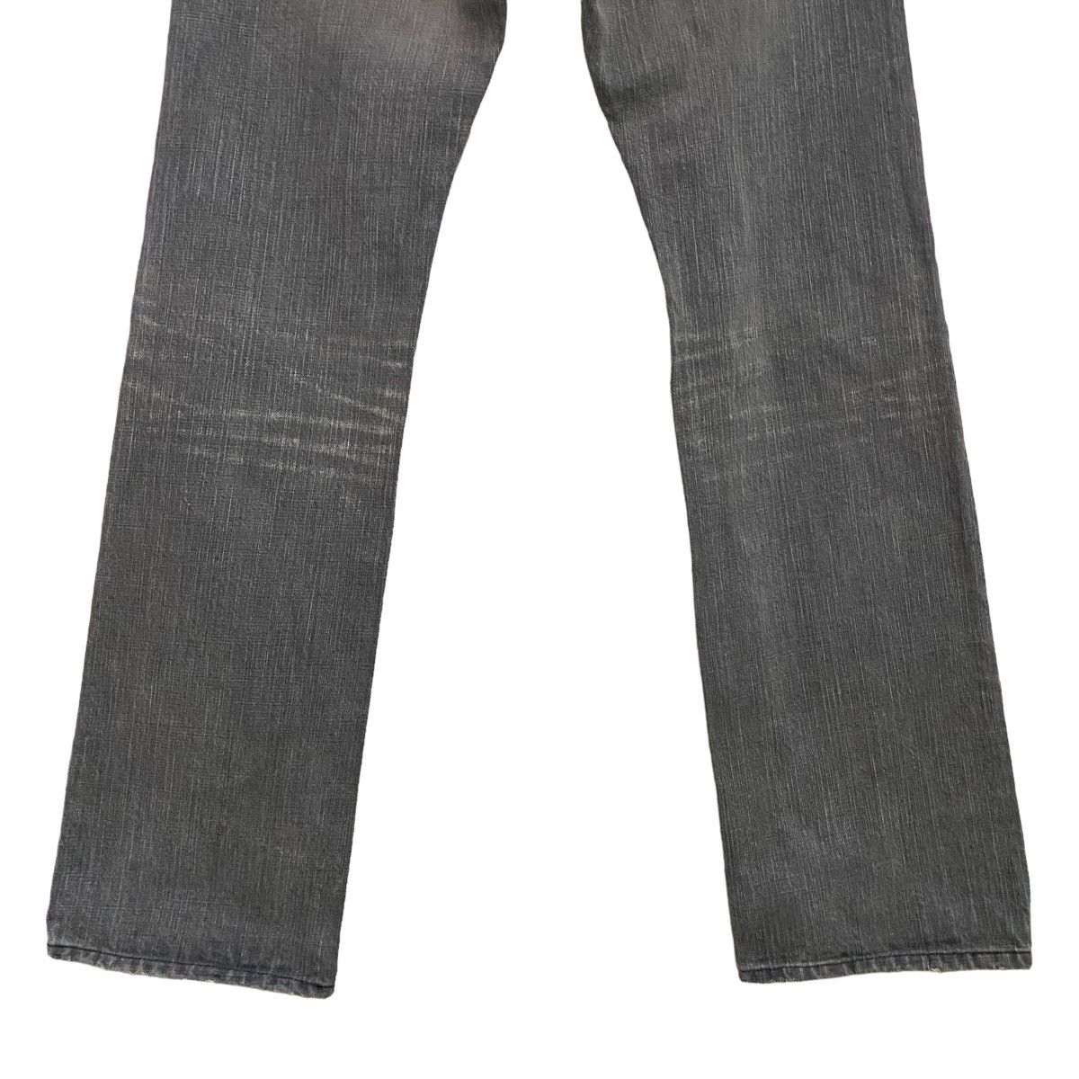 Japanese Brand MAGICAL DESIGN Distressed Denim Flare Jeans Size US 33 - 13 Thumbnail