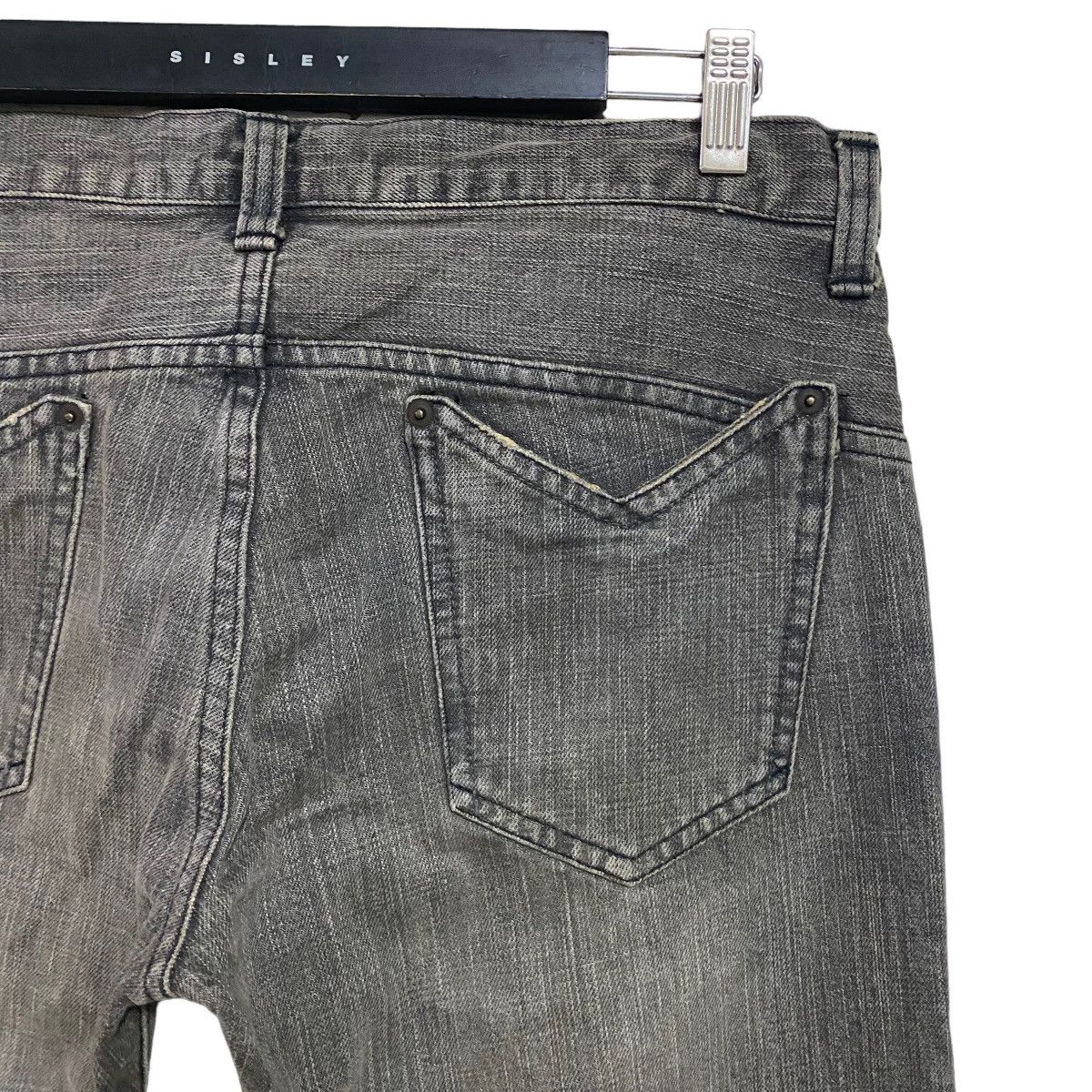 Japanese Brand MAGICAL DESIGN Distressed Denim Flare Jeans Size US 33 - 11 Thumbnail