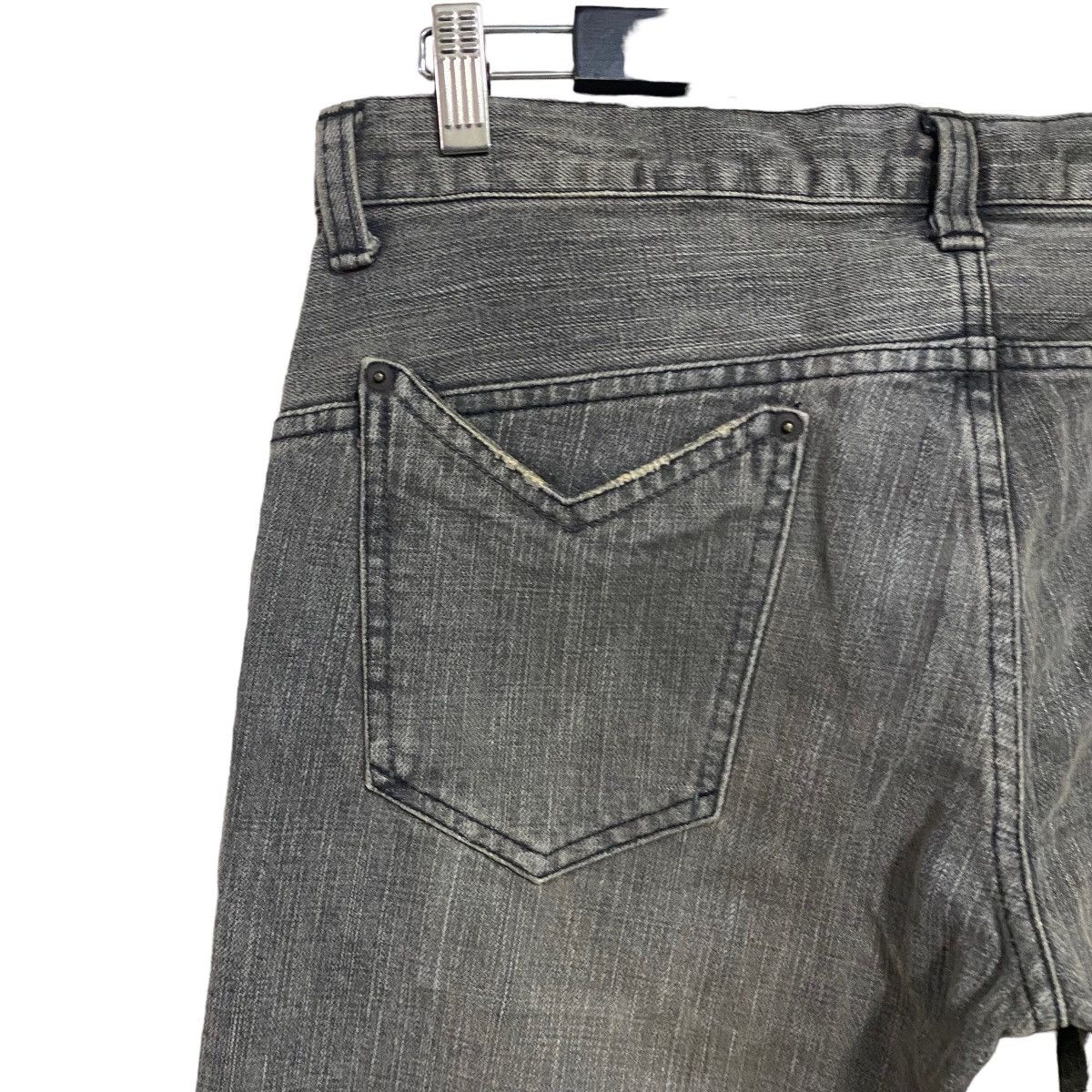 Japanese Brand MAGICAL DESIGN Distressed Denim Flare Jeans Size US 33 - 10 Thumbnail