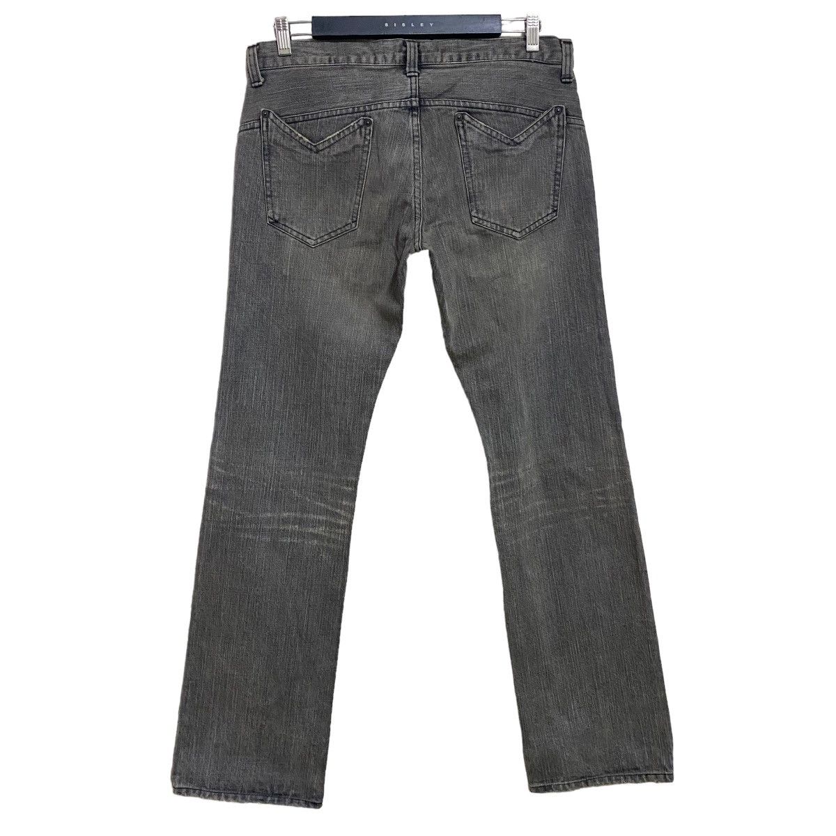 MAGICAL DESIGN Distressed Denim Flare Jeans