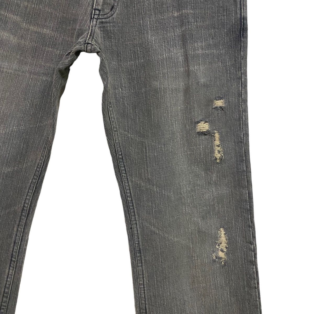 Japanese Brand MAGICAL DESIGN Distressed Denim Flare Jeans Size US 33 - 7 Thumbnail
