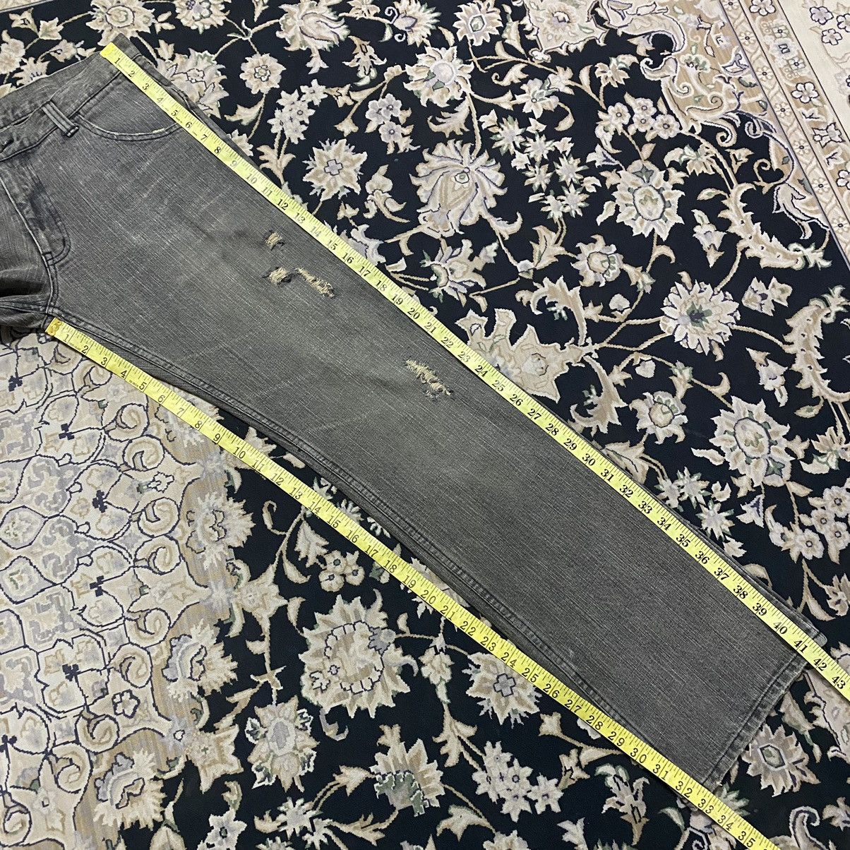 Japanese Brand MAGICAL DESIGN Distressed Denim Flare Jeans Size US 33 - 20 Thumbnail