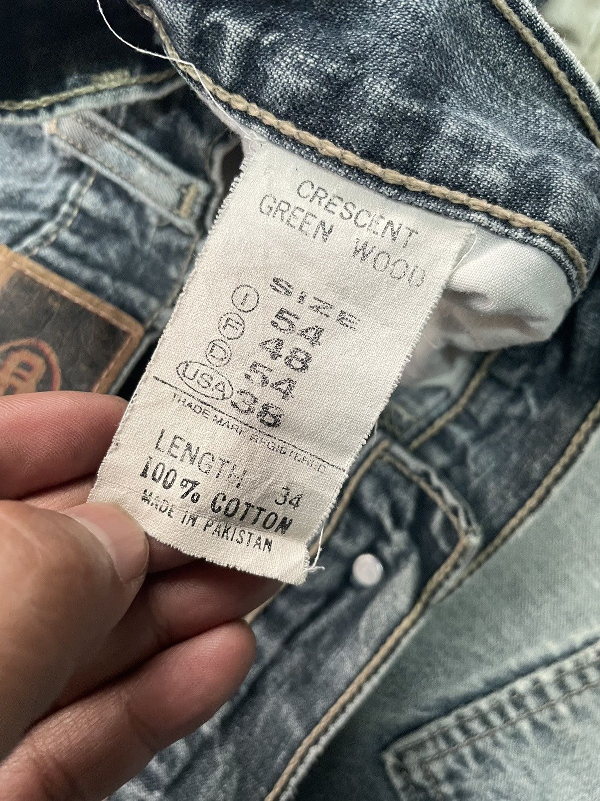 Cross Colours Vintage Baggy Cross Colours Double Knee Denim Size US 37 - 16 Thumbnail