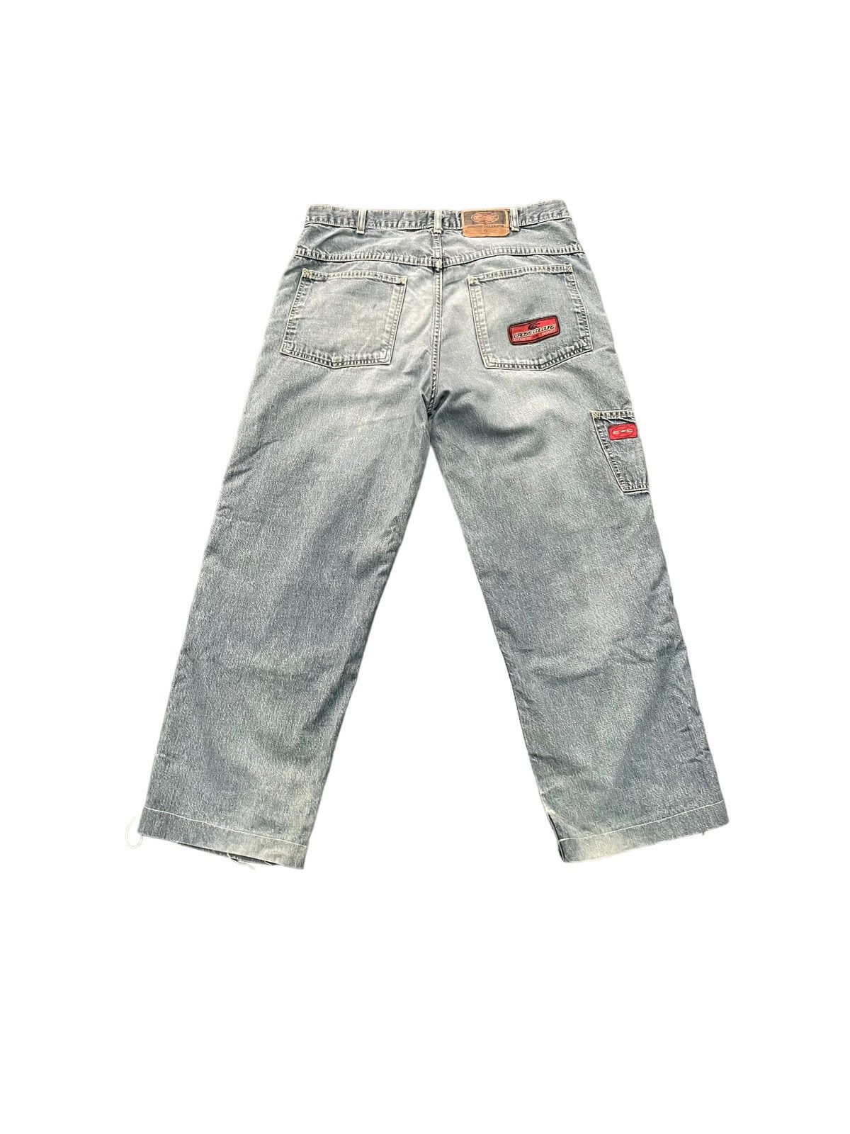 Cross Colours Vintage Baggy Cross Colours Double Knee Denim Size US 37 - 8 Thumbnail
