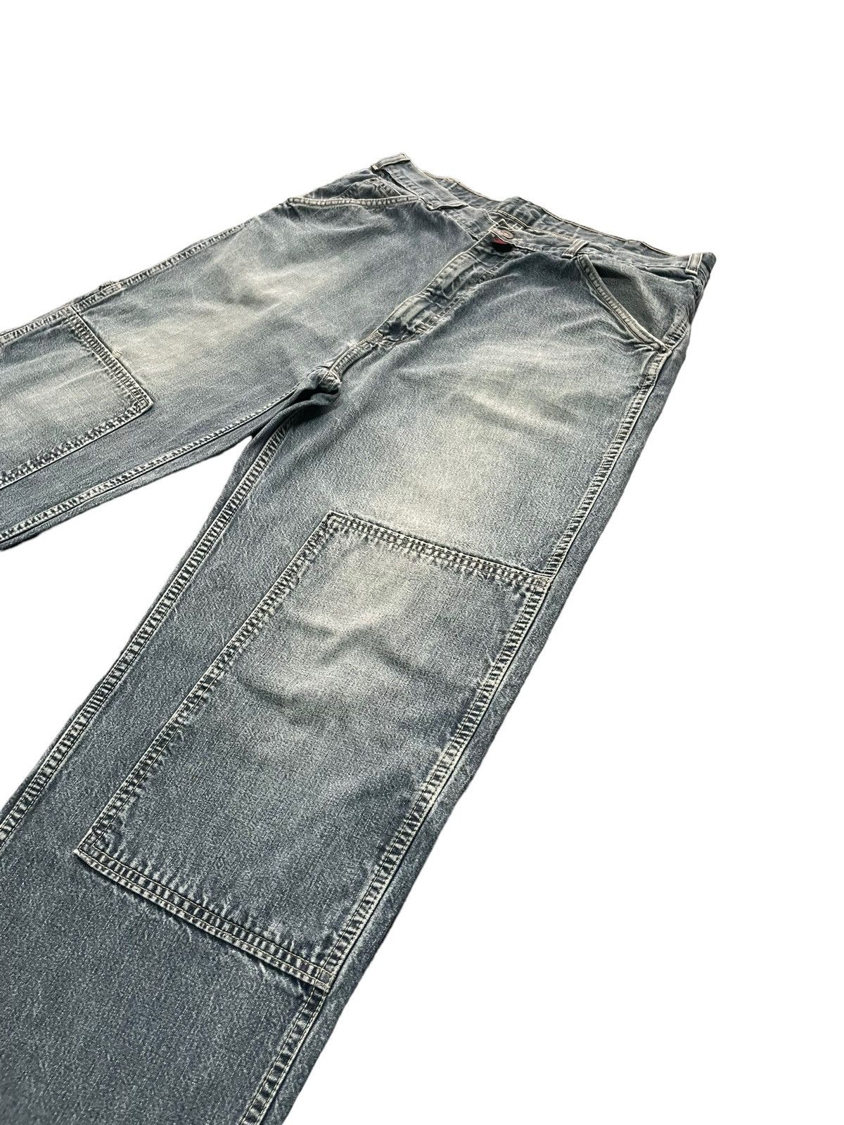 Cross Colours Vintage Baggy Cross Colours Double Knee Denim Size US 37 - 2 Thumbnail