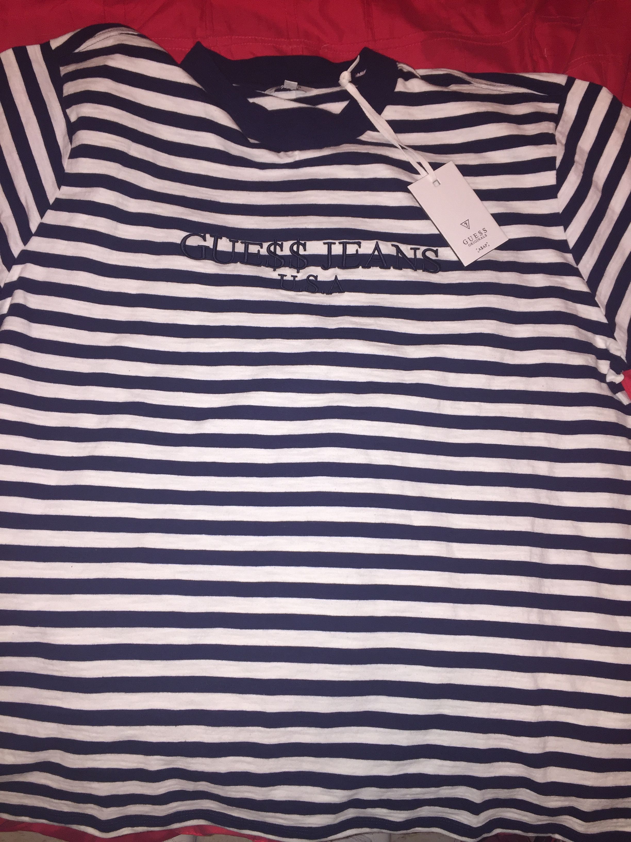 Asap x Guess navy tee