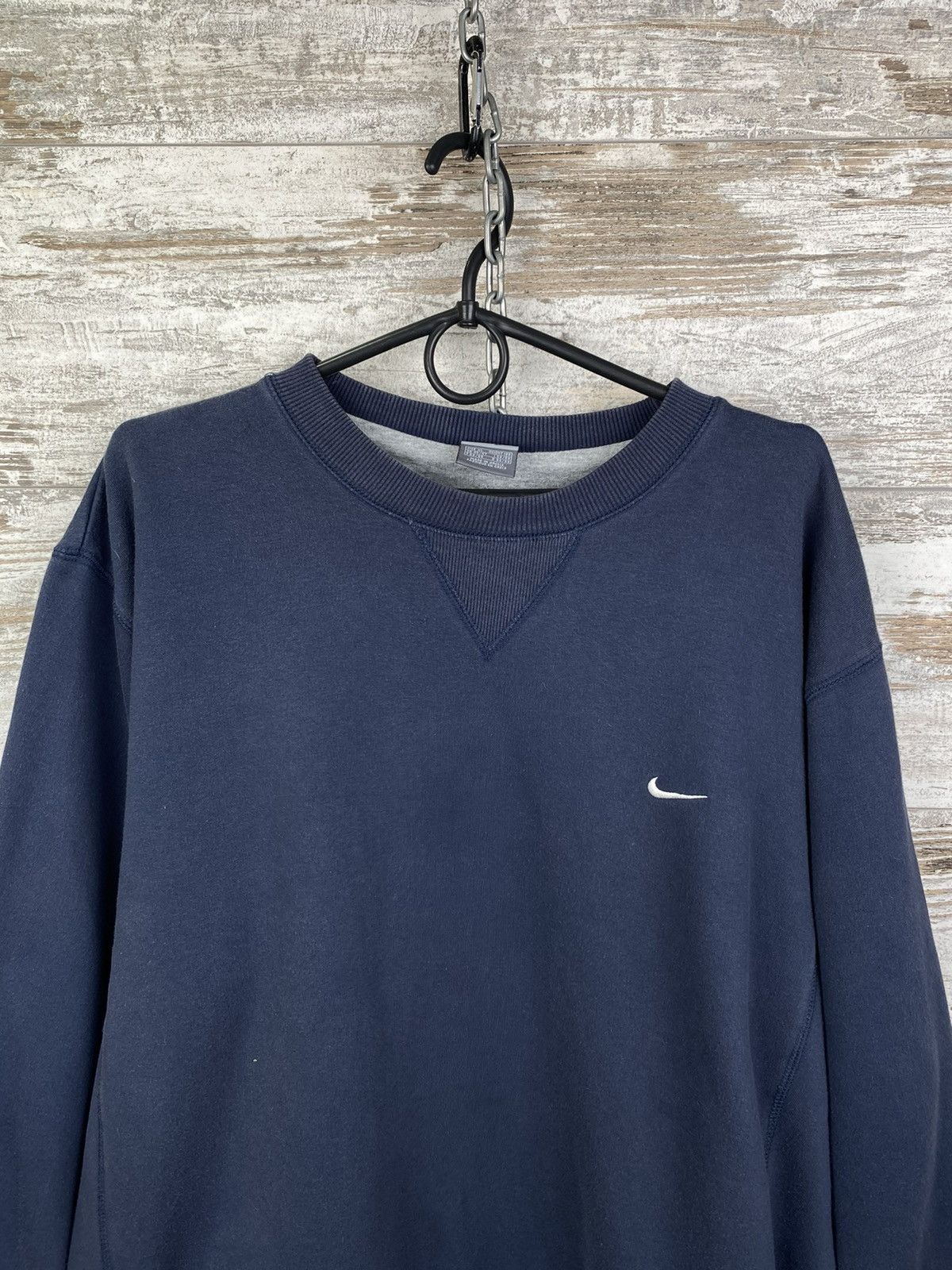 Nike Mens Vintage Nike sweatshirt mini swoosh 90s streetwear y2k Size US XL / EU 56 / 4 - 3 Thumbnail