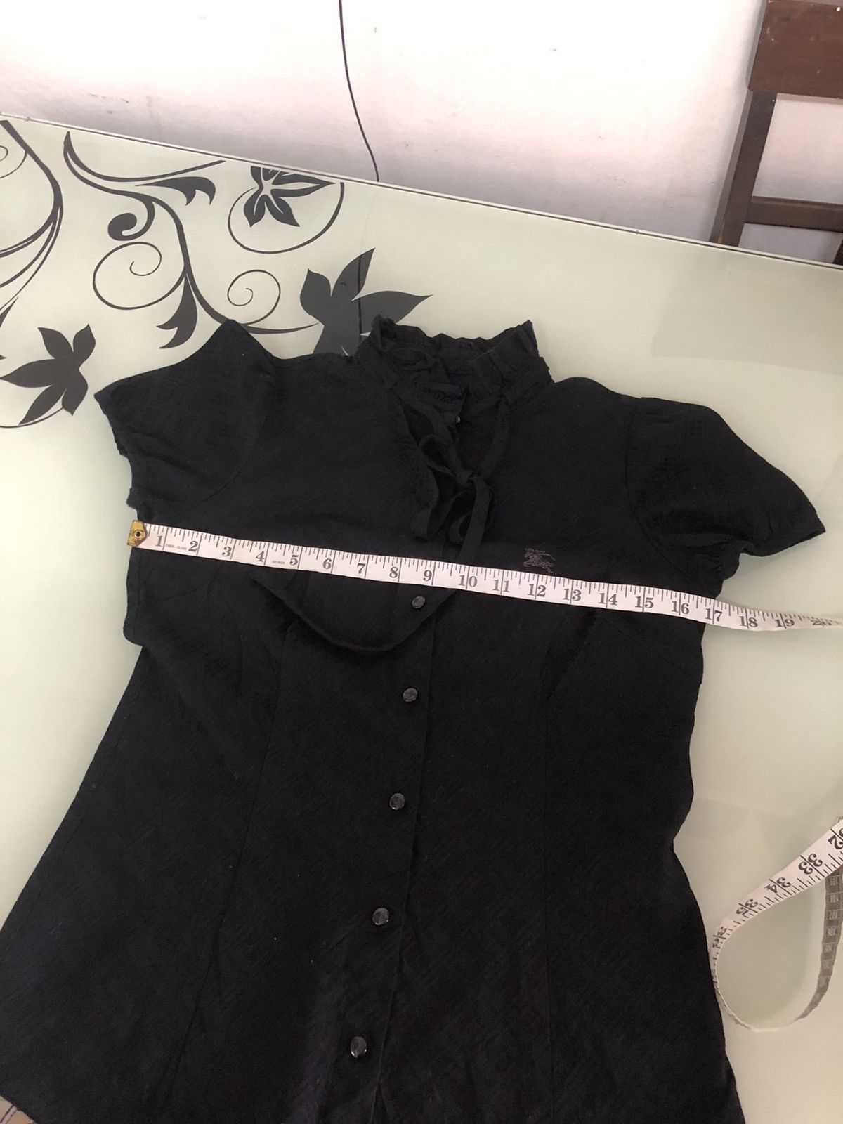 Burberry Vintage Burberry London Nova Check Black Button Up Shirt Size XS / US 0-2 / IT 36-38 - 17 Thumbnail