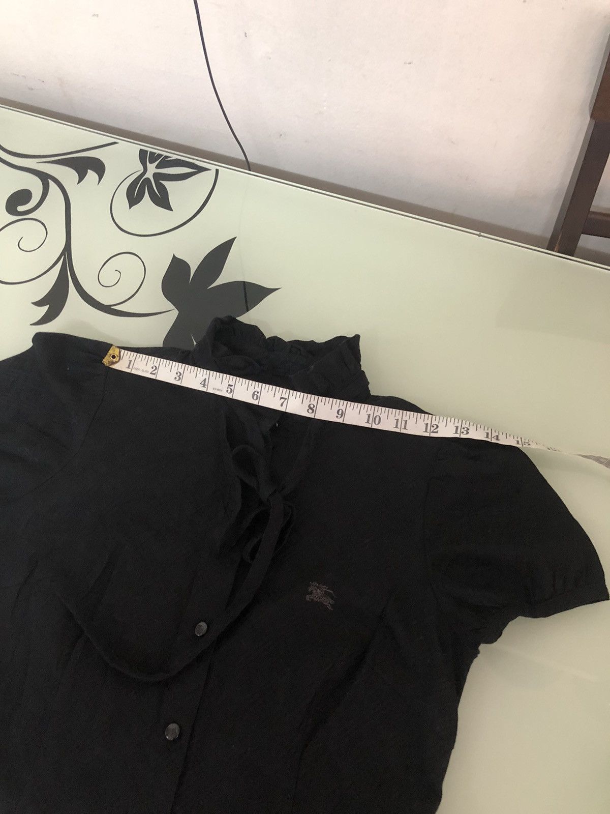 Burberry Vintage Burberry London Nova Check Black Button Up Shirt Size XS / US 0-2 / IT 36-38 - 18 Thumbnail