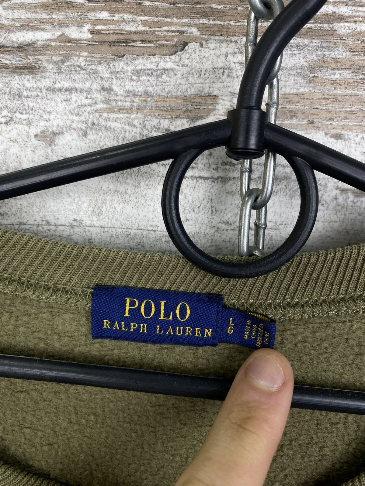 Polo Ralph Lauren × Vintage Women’s Vintage Polo Ralph Lauren USA Sweatshirt y2k Size L / US 10 / IT 46 - 3 Thumbnail
