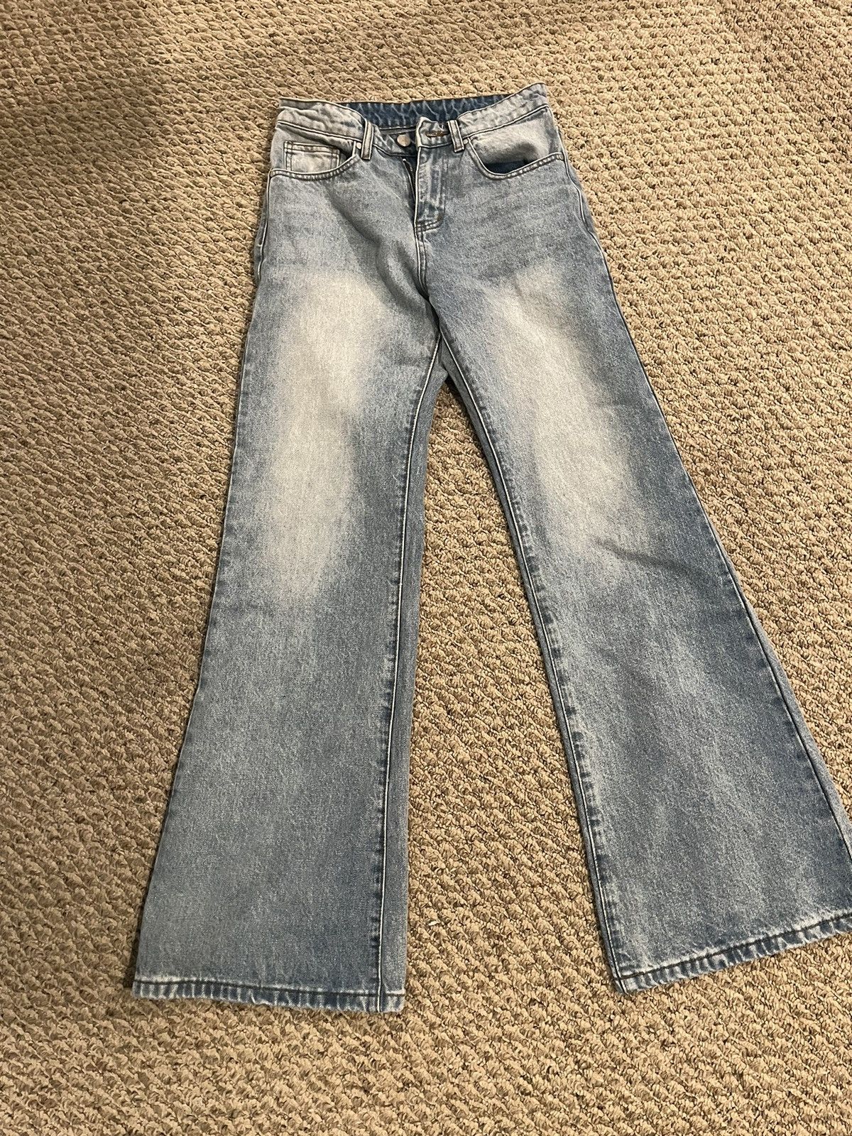 basketcase gallery Basketcase gallery flare jeans Grailed
