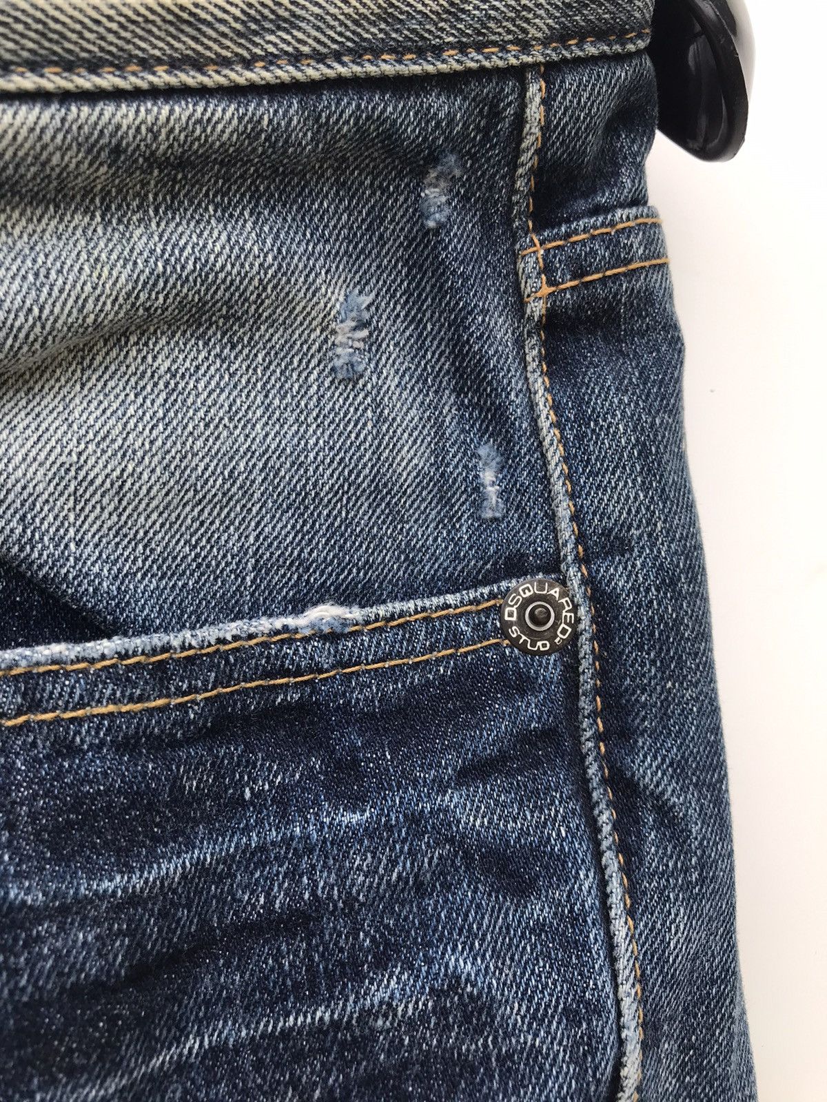 Dsquared2 Rare Dsquared2 Distressed Dean Jeans - Paint Splatter Design Size US 38 / EU 54 - 12 Thumbnail
