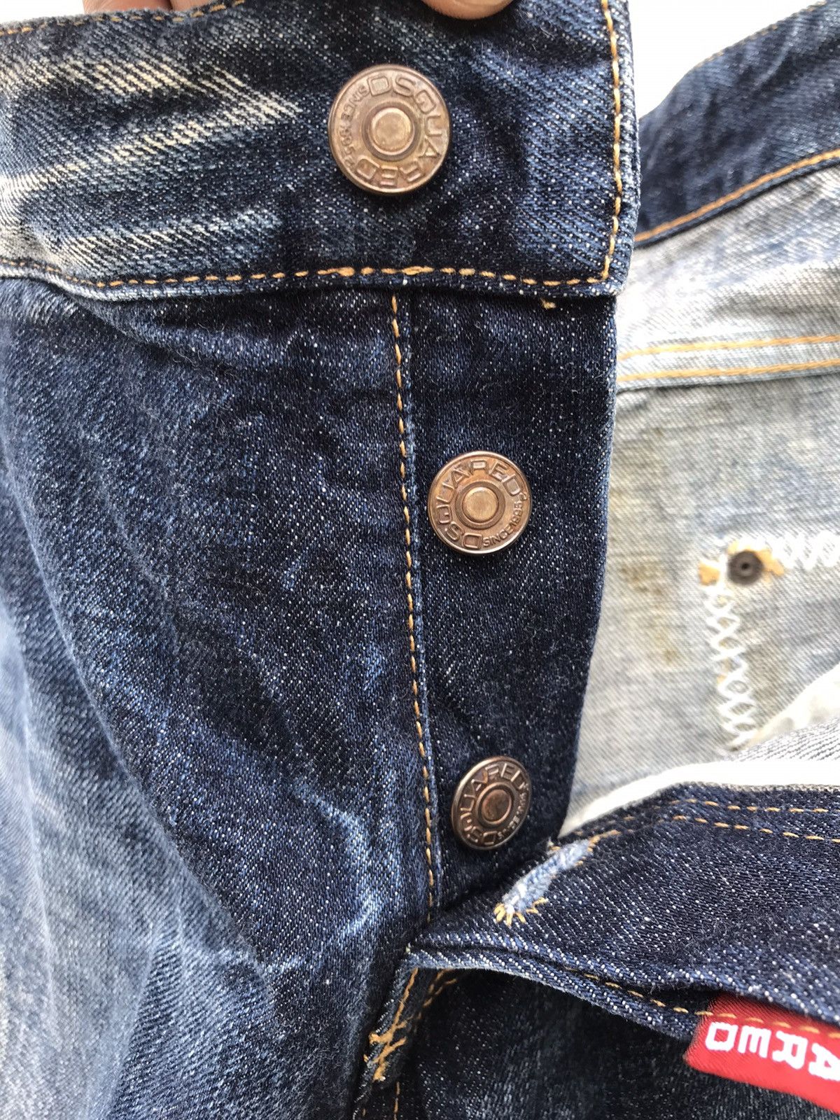 Dsquared2 Rare Dsquared2 Distressed Dean Jeans - Paint Splatter Design Size US 38 / EU 54 - 8 Thumbnail