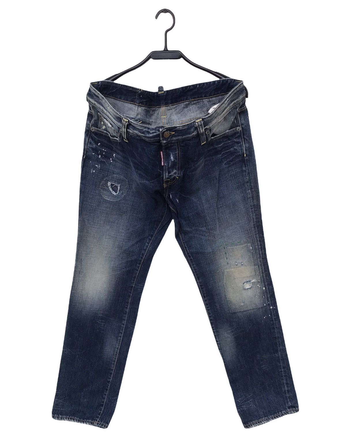 Dsquared2 Rare Dsquared2 Distressed Dean Jeans - Paint Splatter Design Size US 38 / EU 54 - 2 Thumbnail