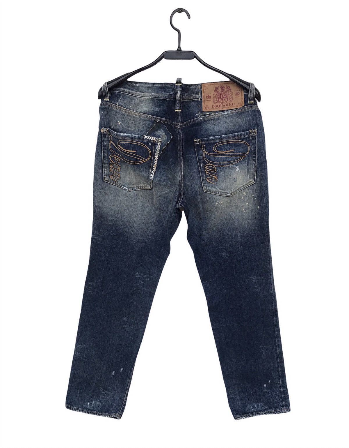 Dsquared2 Rare Dsquared2 Distressed Dean Jeans - Paint Splatter Design Size US 38 / EU 54 - 1 Thumbnail
